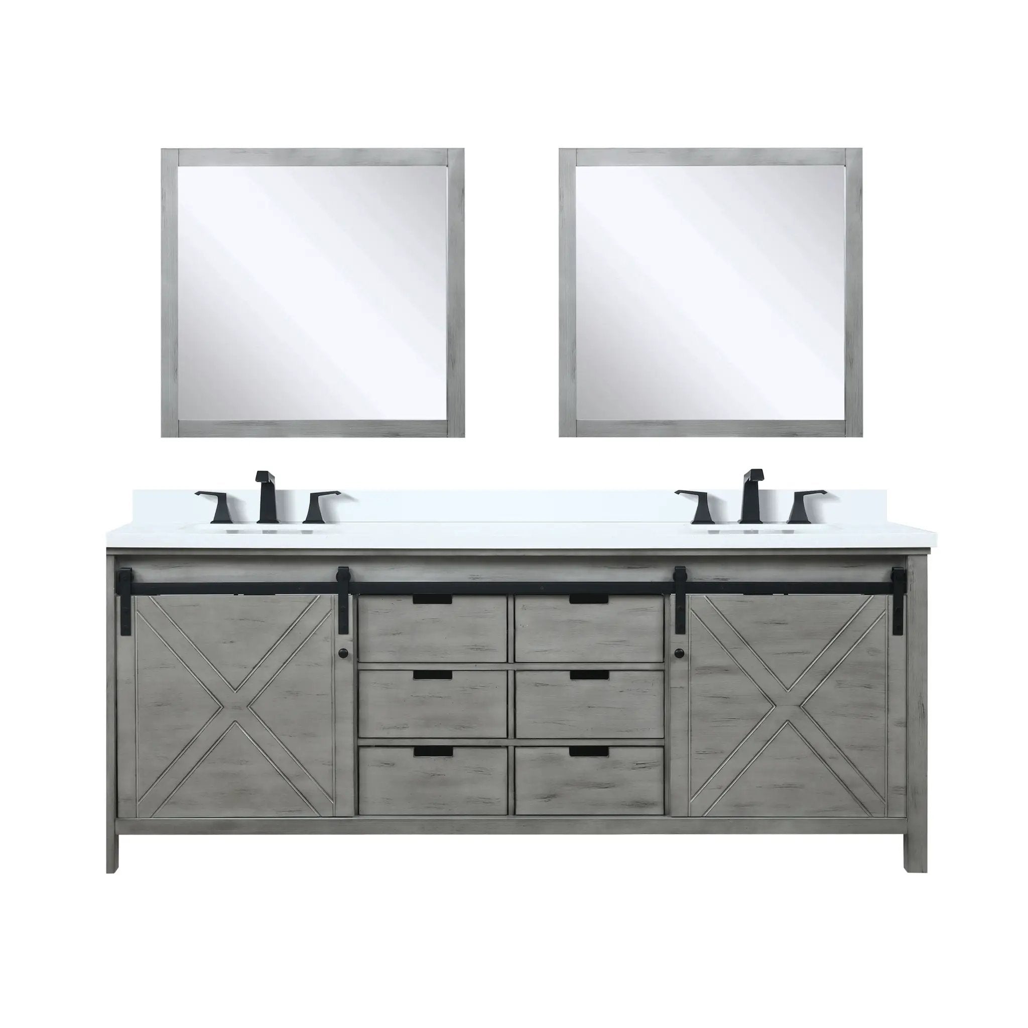 Lexora Marsyas 84 in W x 22 in D Double Bath Vanity by Lexora