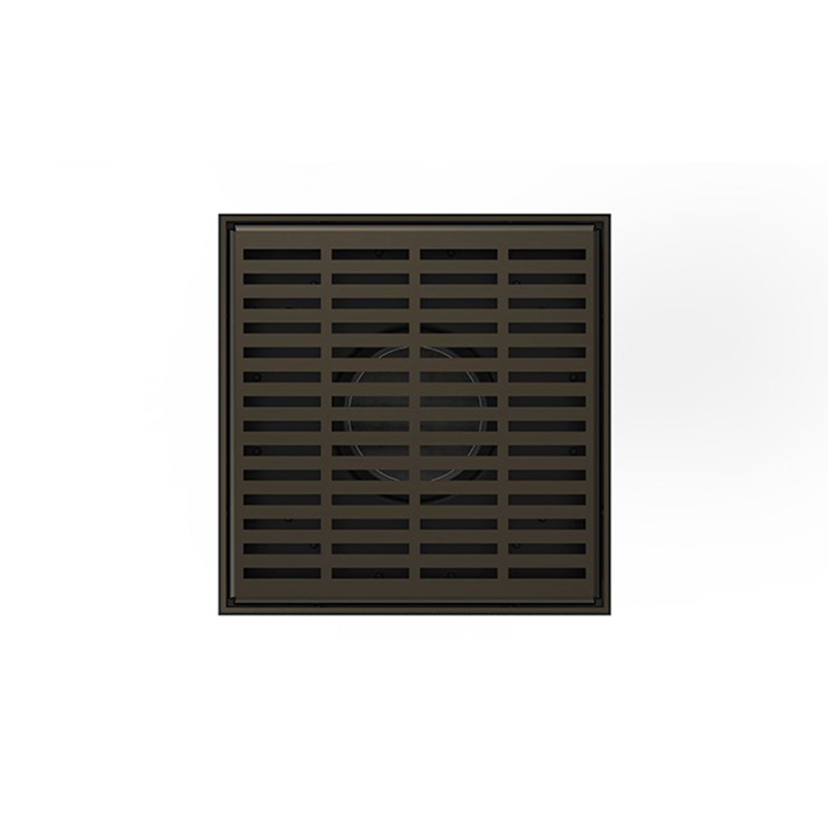 Infinity Drain 5" x 5" LND 5 Slotted Pattern Complete Kit with ABS Drain Body, 2" Outlet