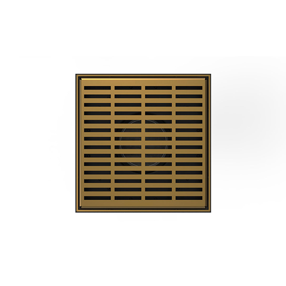 Infinity Drain 5" x 5" LND 5 Slotted Pattern Complete Kit with PVC Bonded Flange, 2", 3" and 4" Outlet