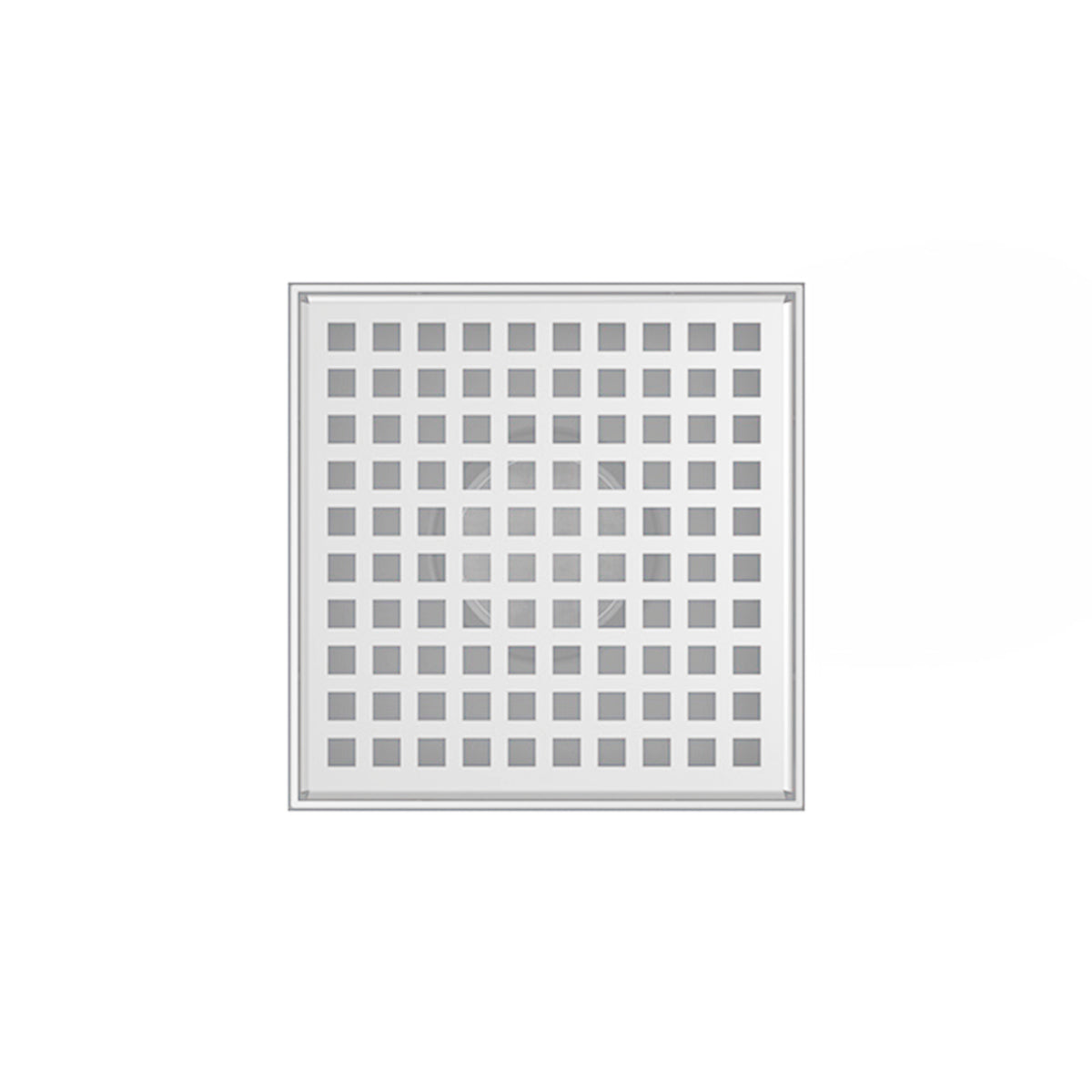 Infinity Drain 5" x 5" LQD 5 Squares Pattern Complete Kit with ABS Drain Body, 2" Outlet