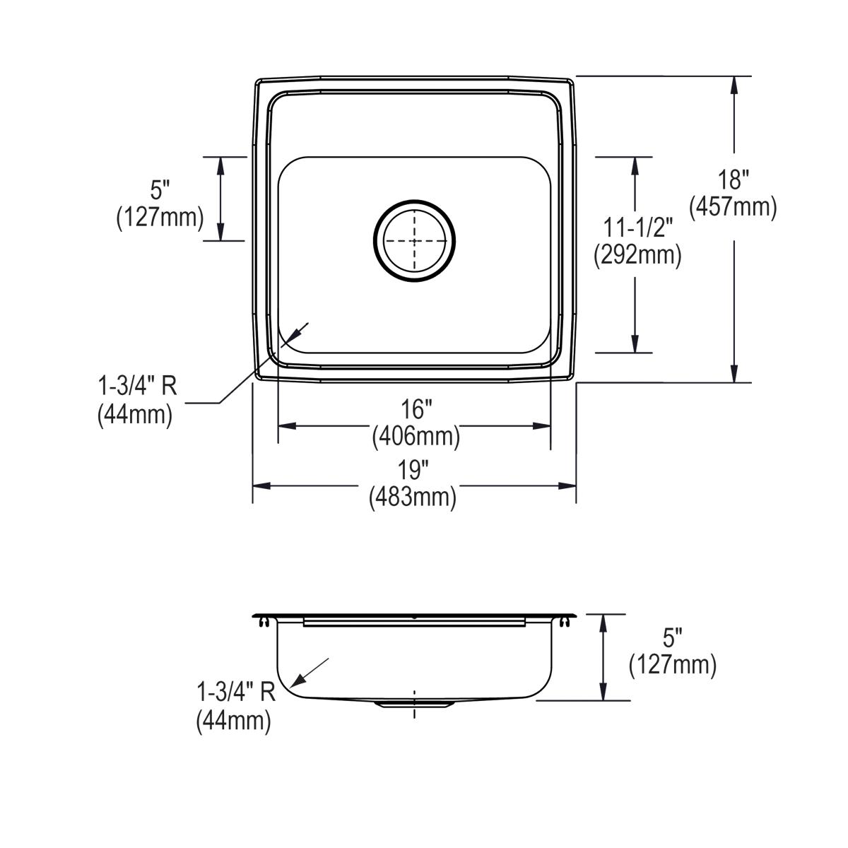 lustrous satin ada sink