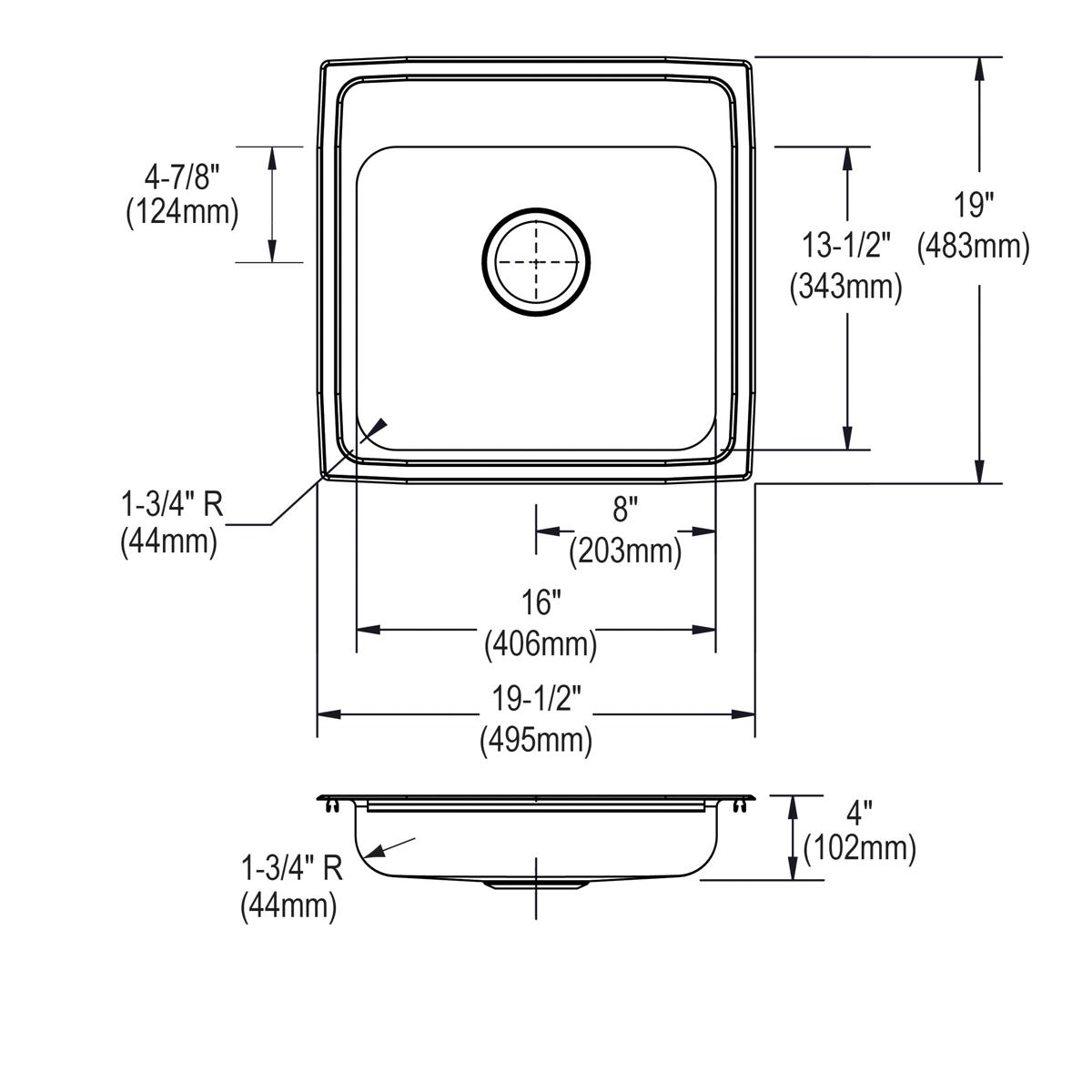 lustrous satin ada sink