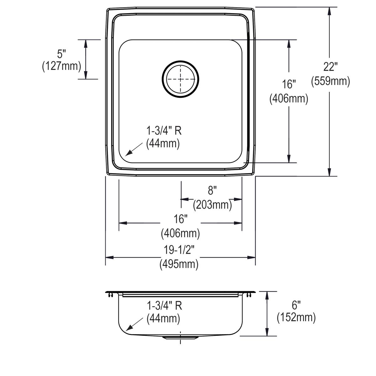 lustrous satin ada sink