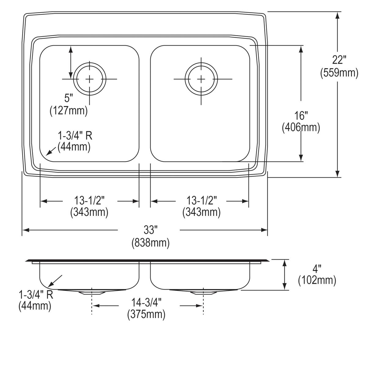 lustrous satin ada sink