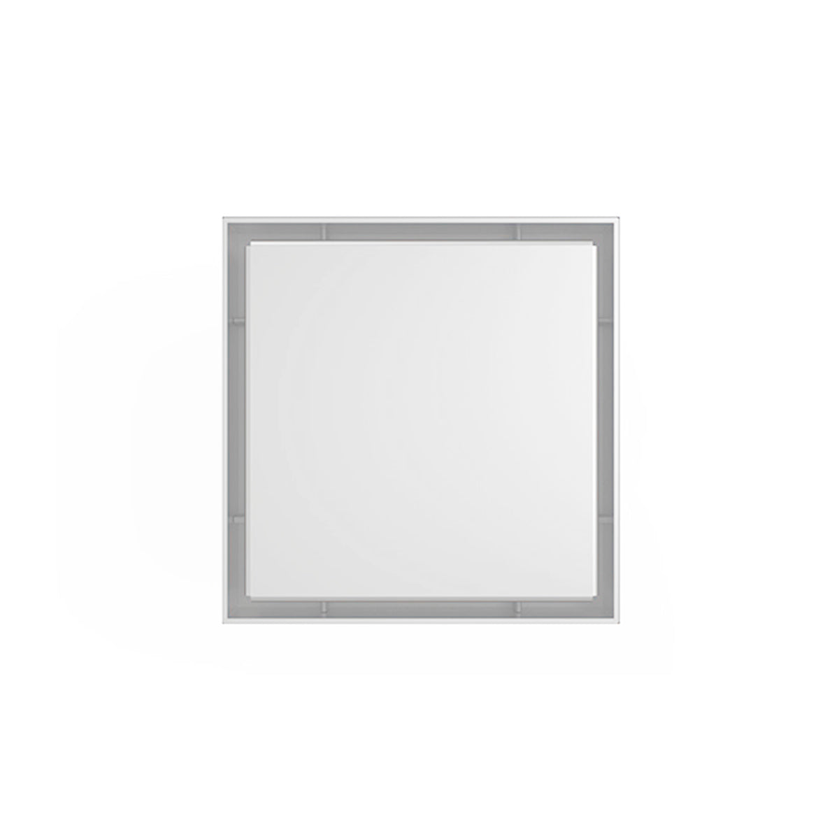 Infinity Drain 5" x 5" LSD 5 Solid Style Complete Kit with PVC Drain Body, 2" Outlet