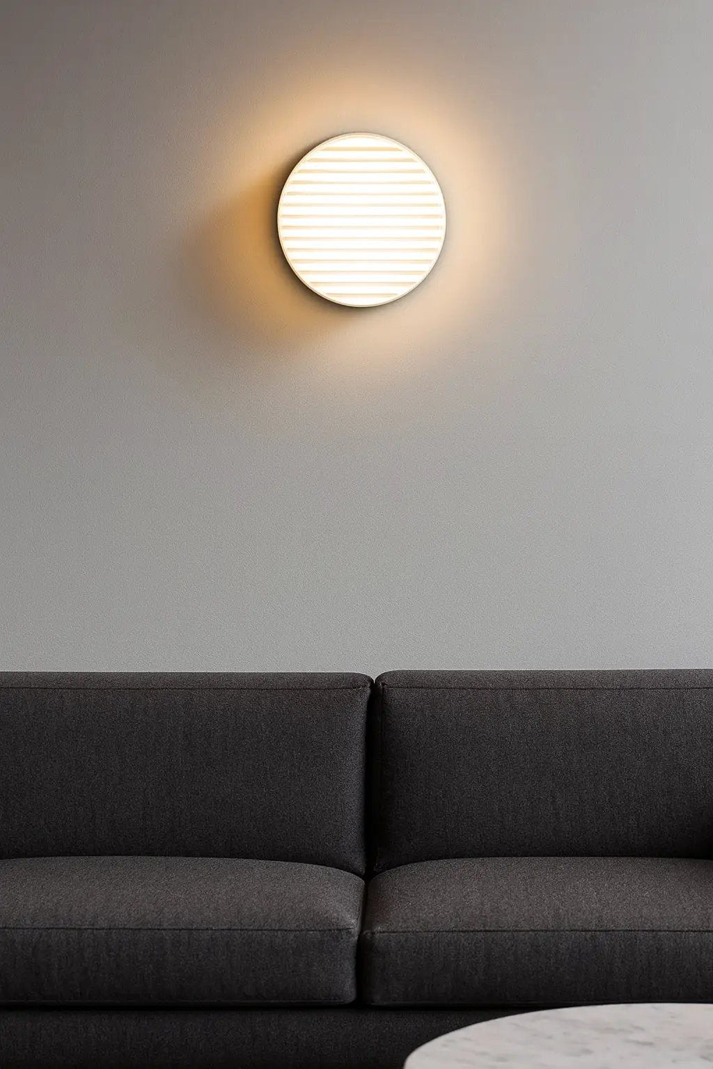 matte white wall sconce