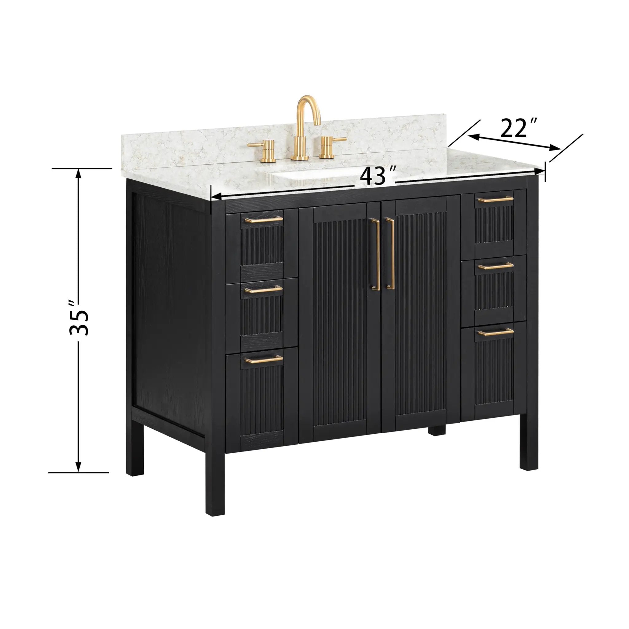 dimension image vanity set