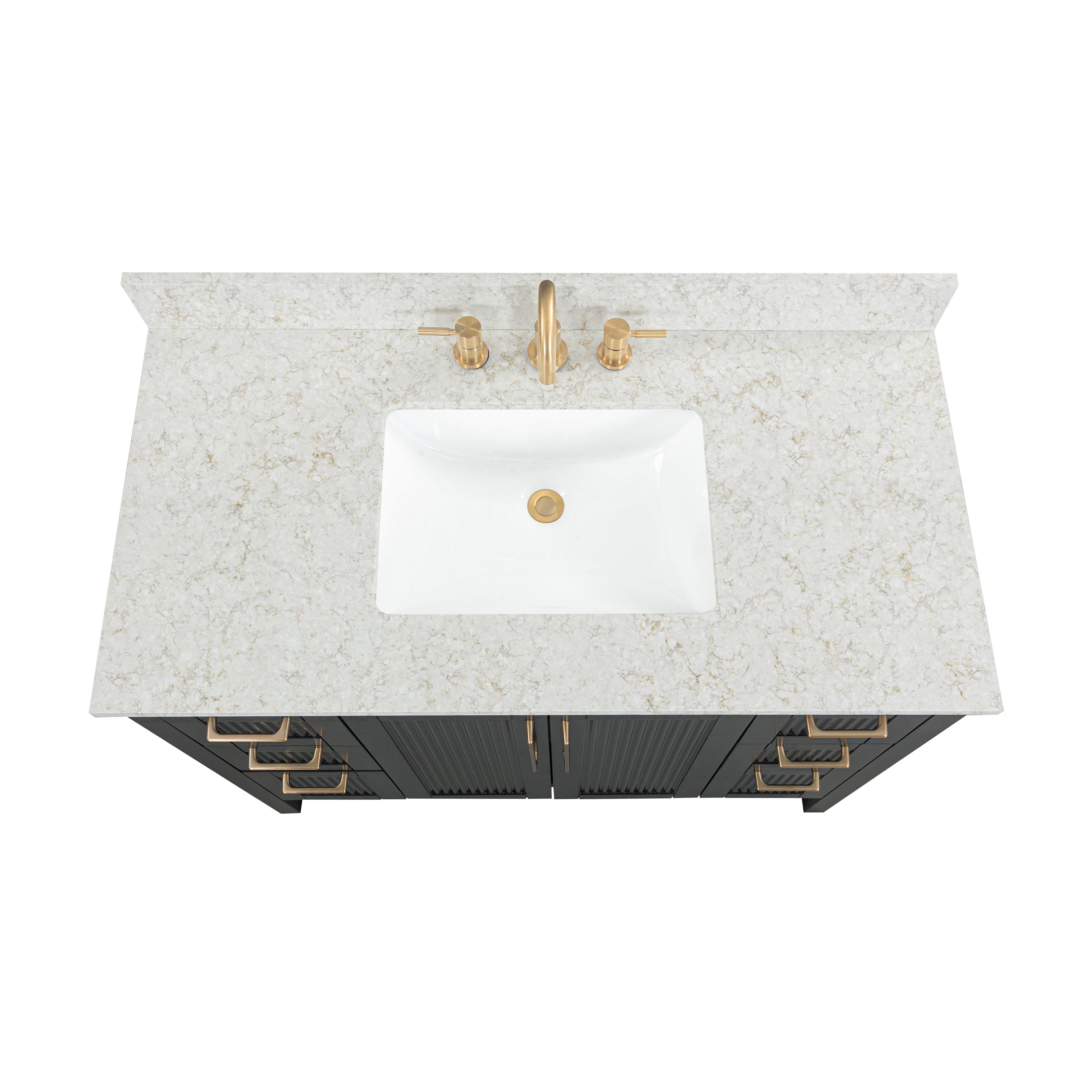 black oak vanity set