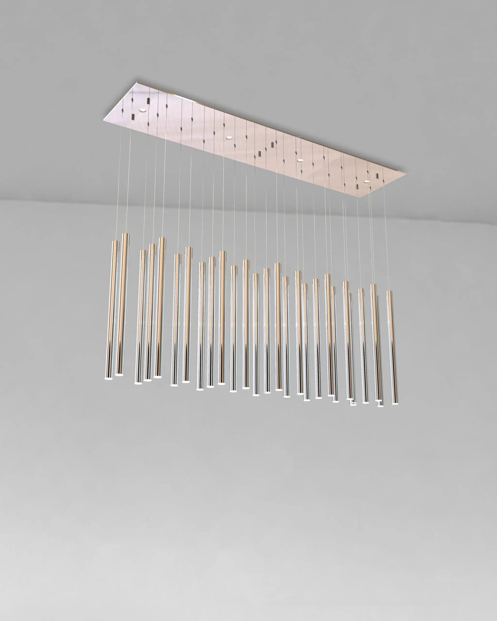 chrome chandelier