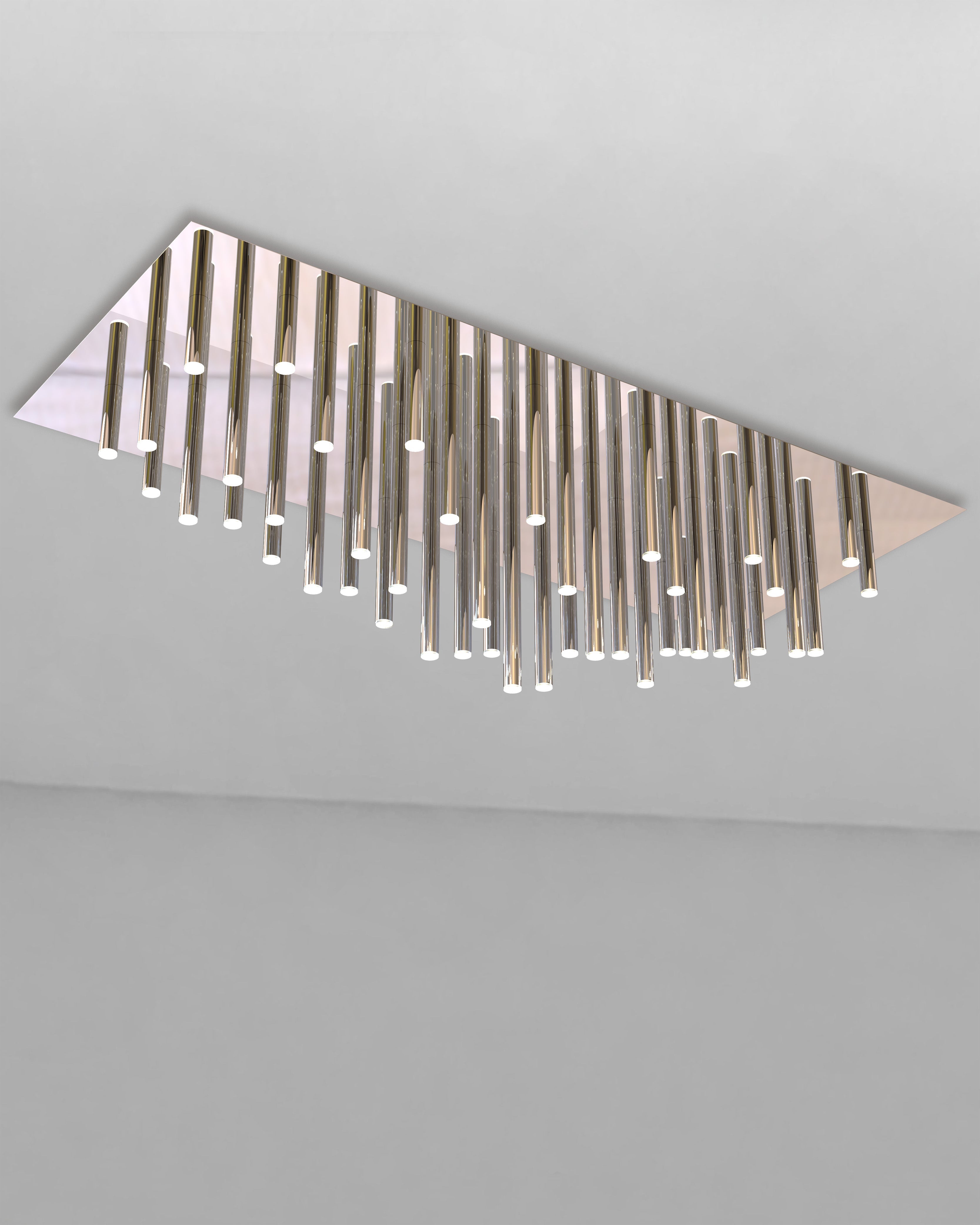 chrome chandelier