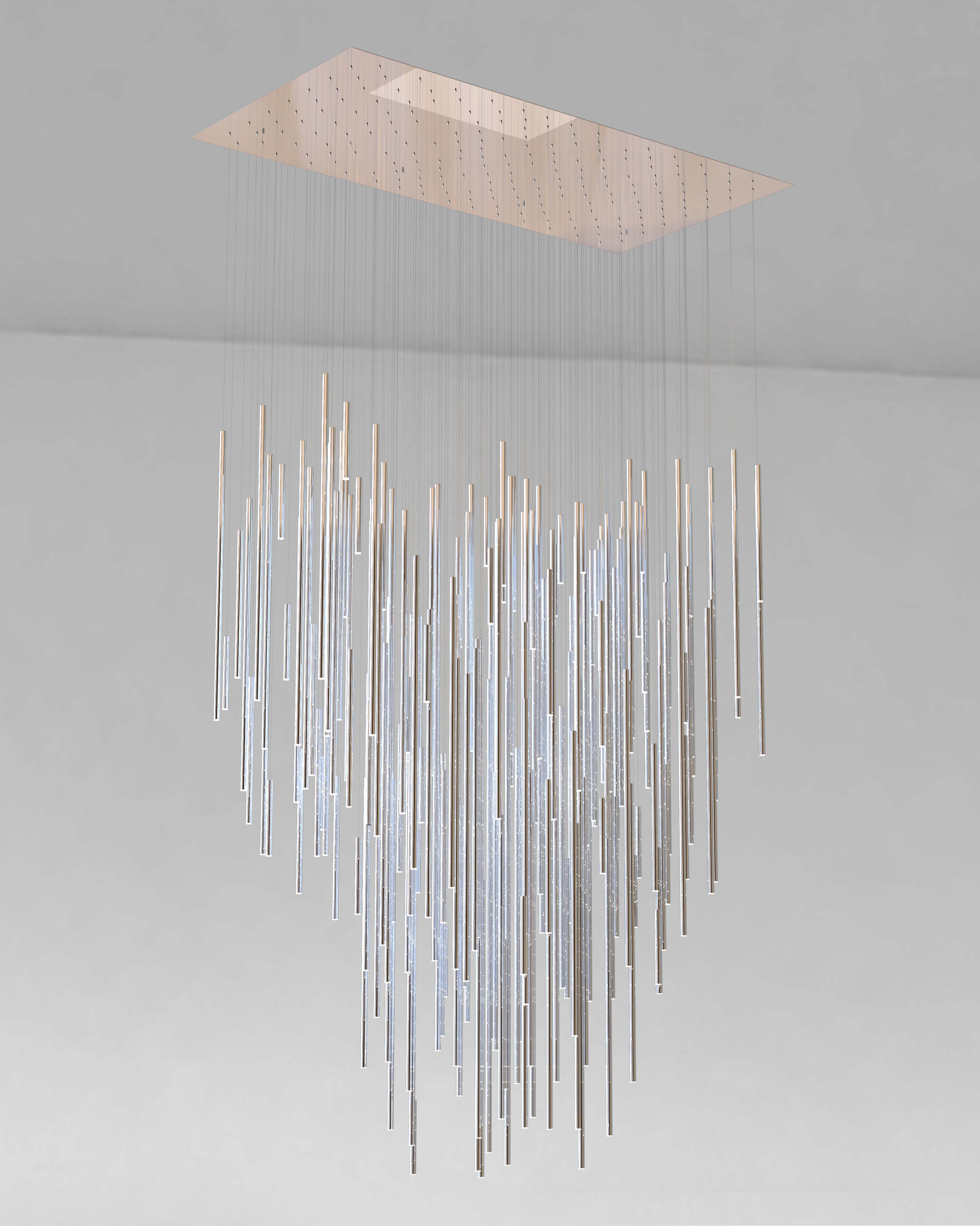 chrome chandelier