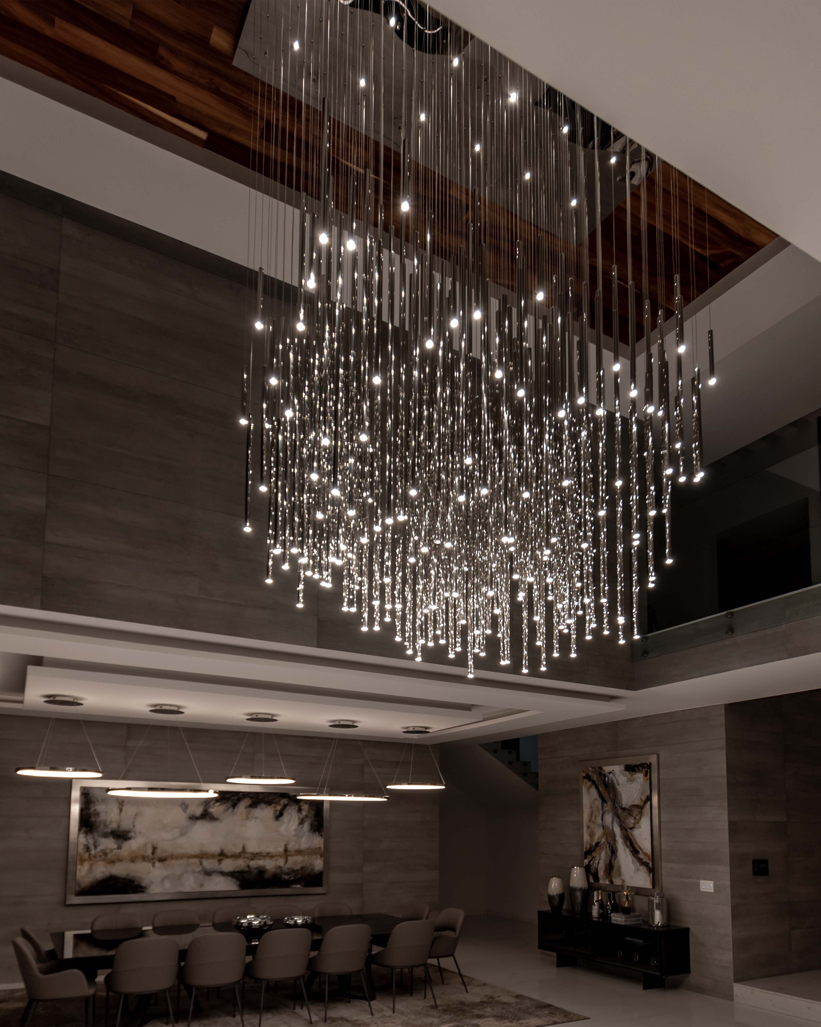 dark reflex chandelier