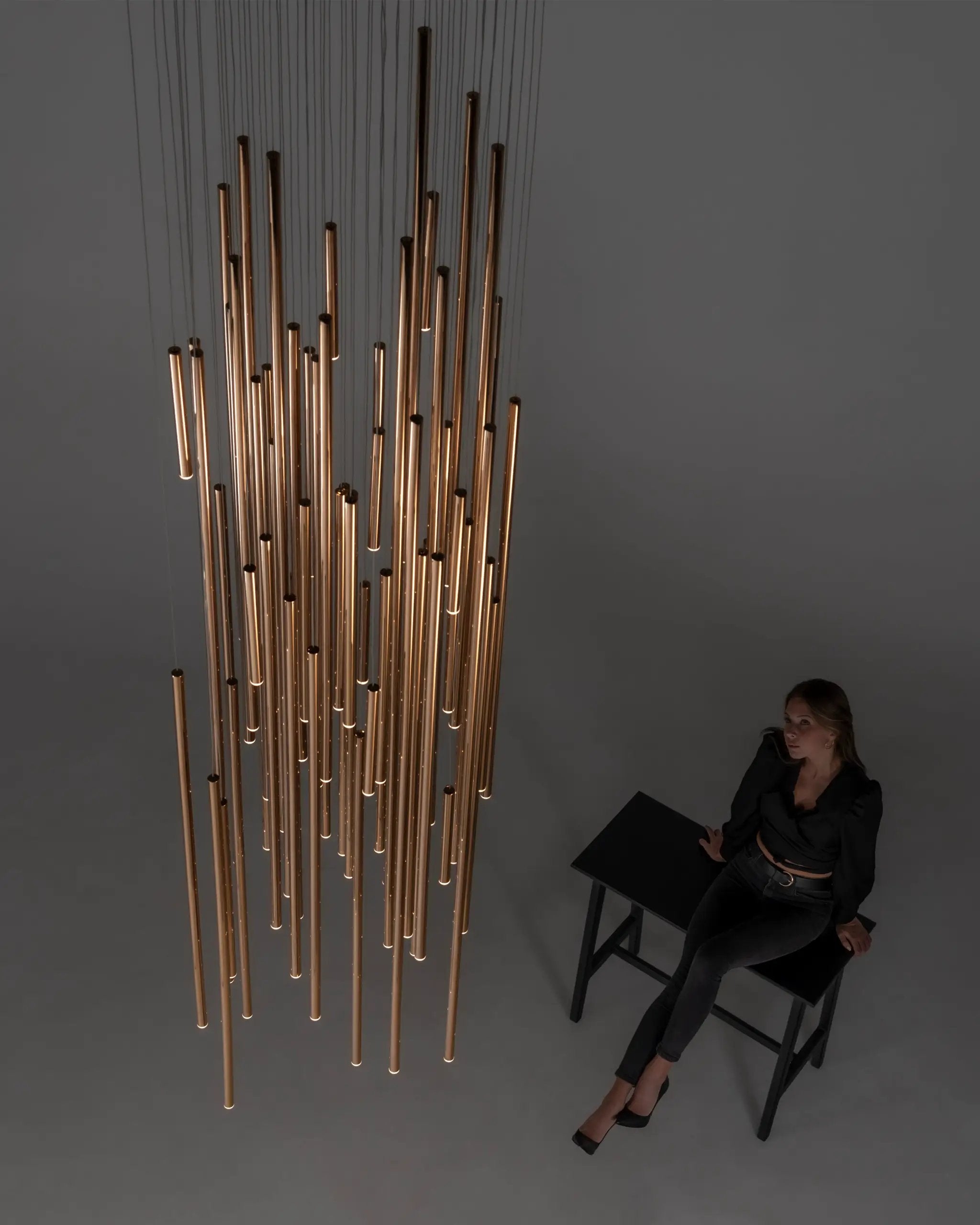 rose cooper chandelier