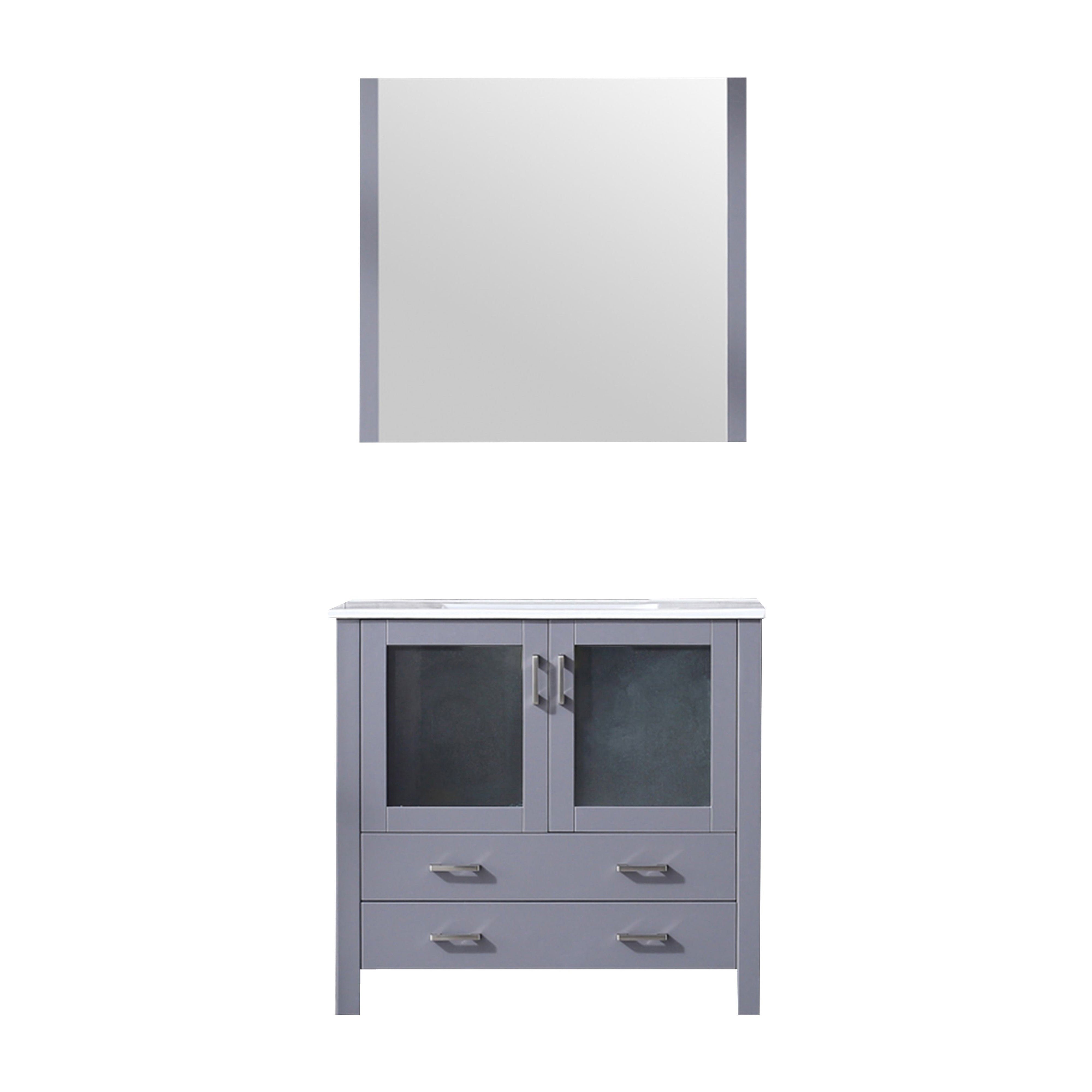 Lexora Volez 36 in W x 18.25 in D Bath Vanity