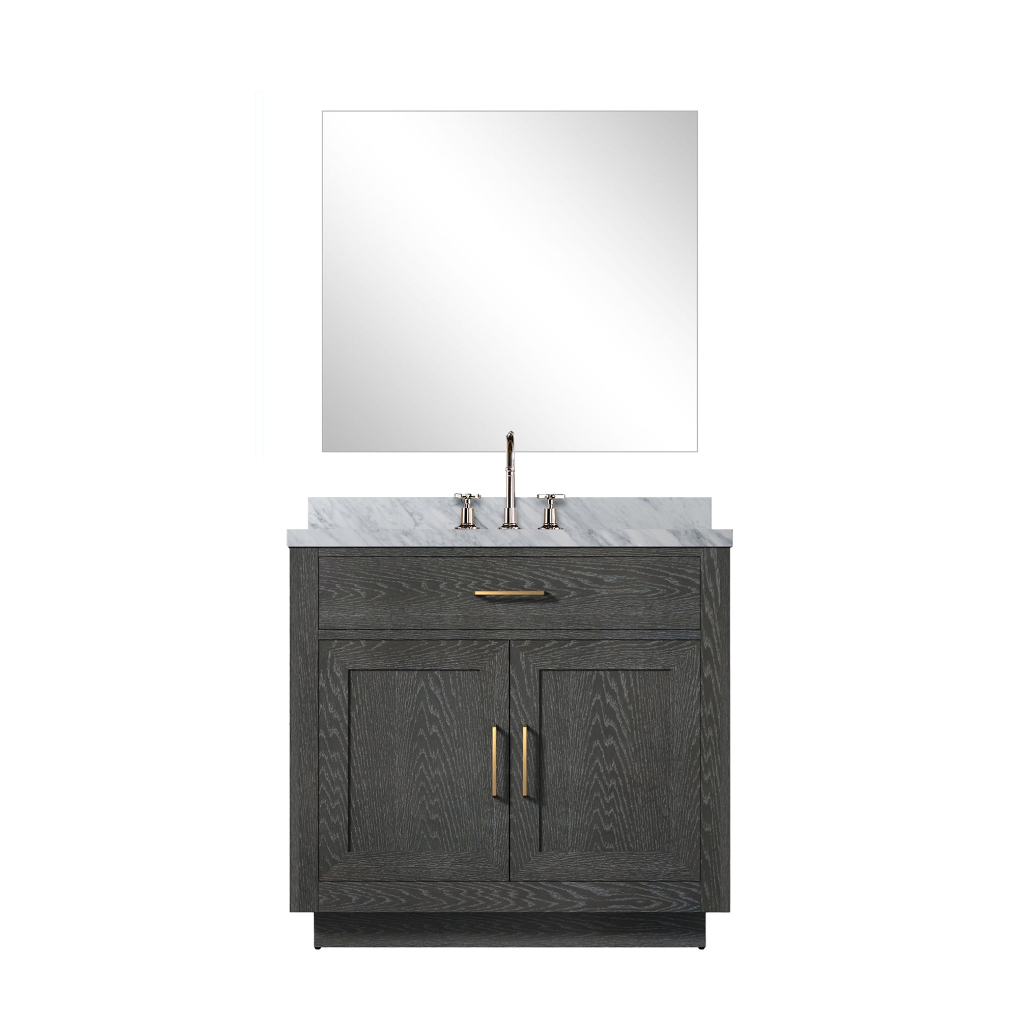 Lexora Abbey 36 in W x 22 in D Single Bath Vanity