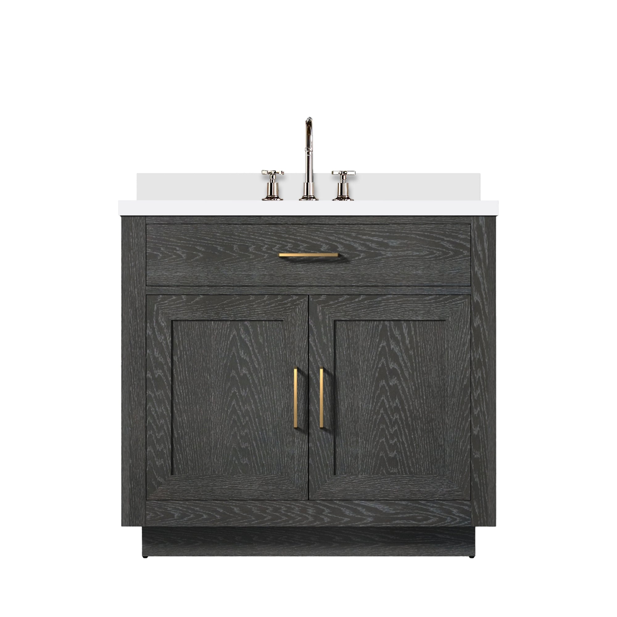 Lexora Abbey 36 in W x 22 in D Single Bath Vanity