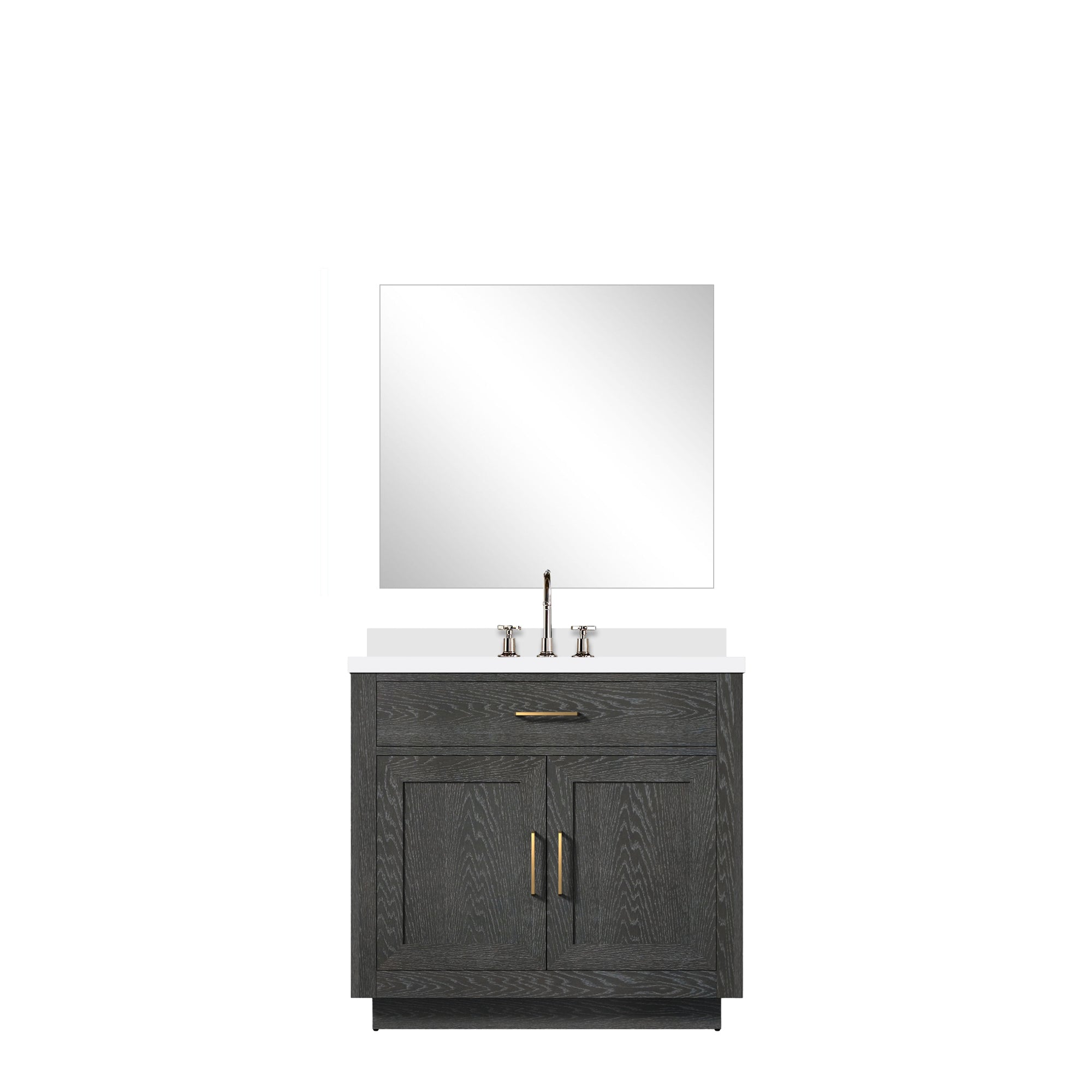 Lexora Abbey 36 in W x 22 in D Single Bath Vanity