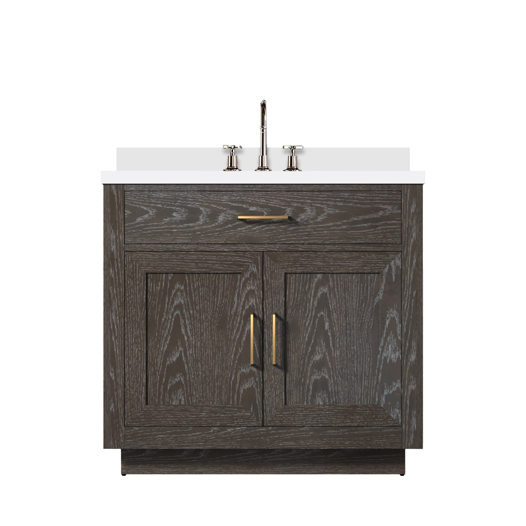 Lexora Abbey 36 in W x 22 in D Single Bath Vanity