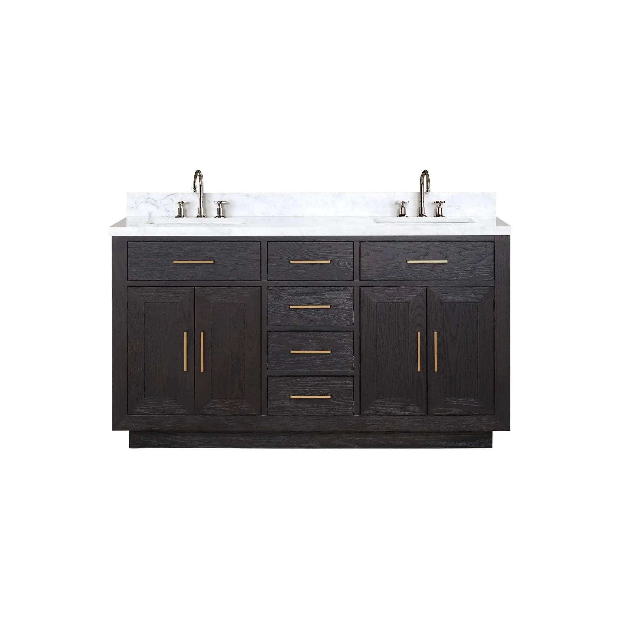 Lexora Abbey 60 in W x 22 in D Double Bath Vanity by Lexora
