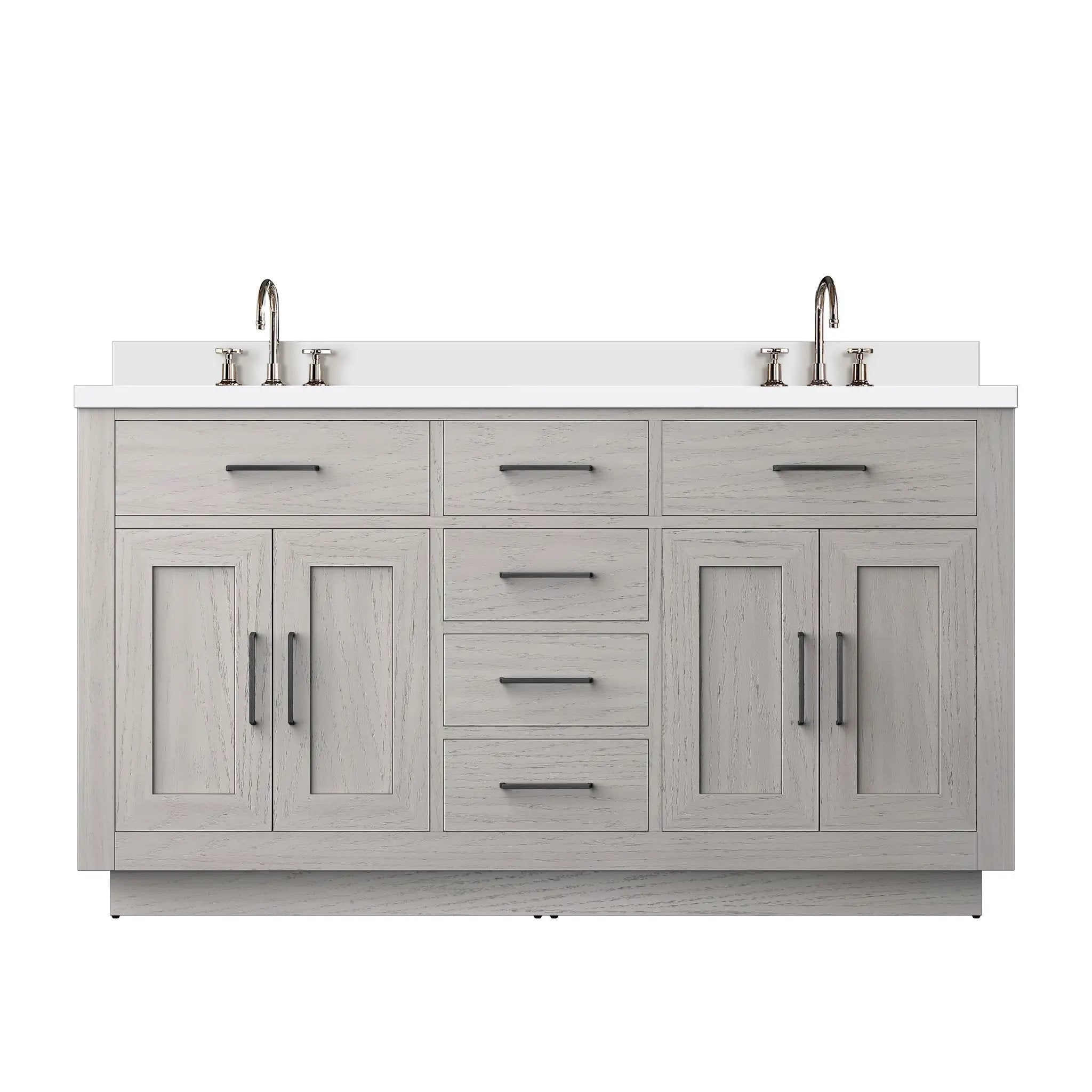 Lexora Abbey 60 in W x 22 in D Double Bath Vanity by Lexora
