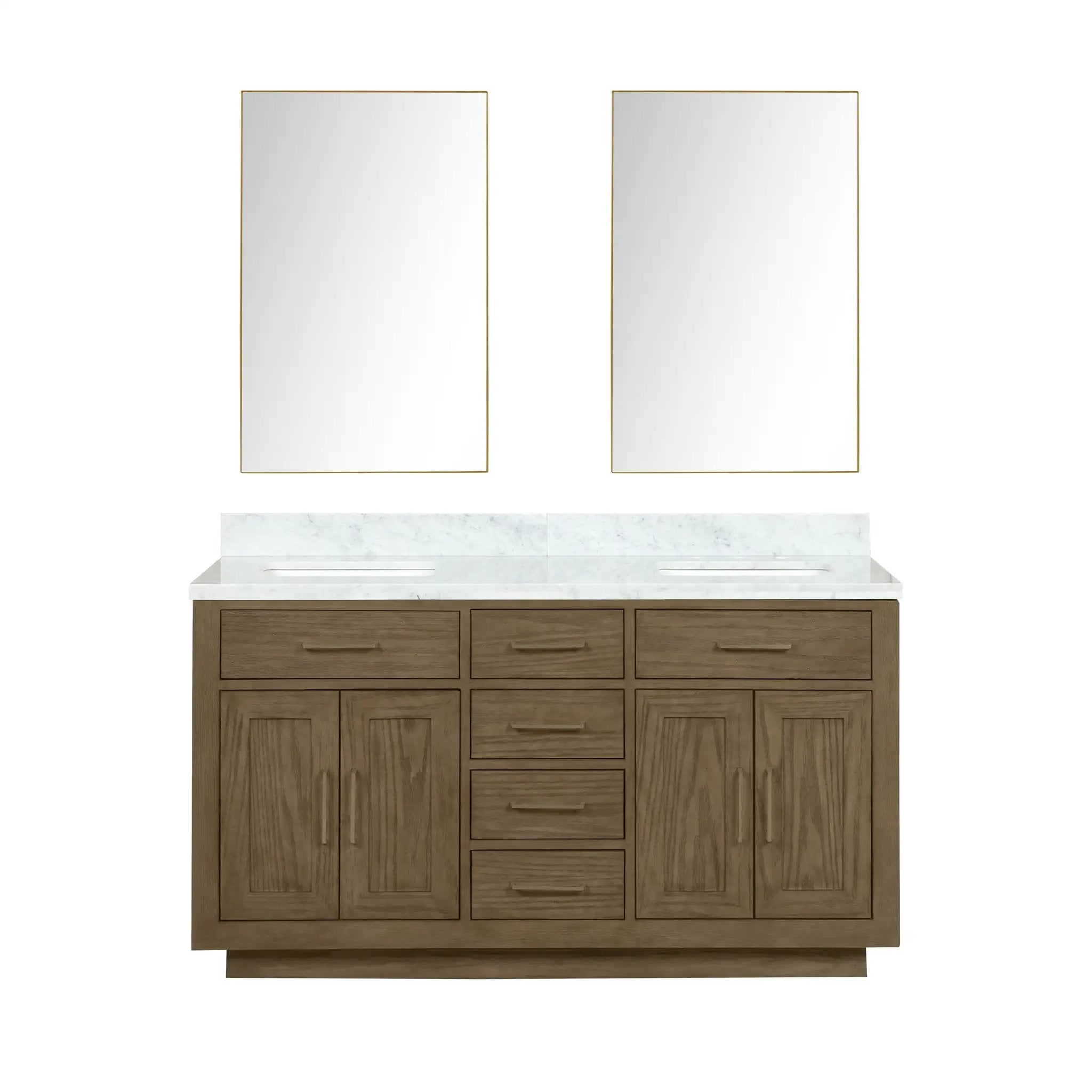 Lexora Abbey 60 in W x 22 in D Double Bath Vanity by Lexora