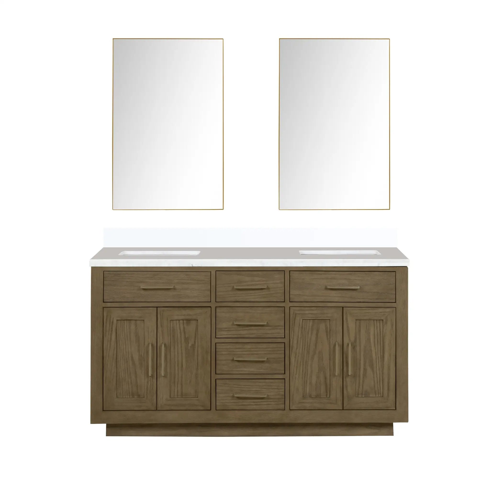 Lexora Abbey 60 in W x 22 in D Double Bath Vanity by Lexora