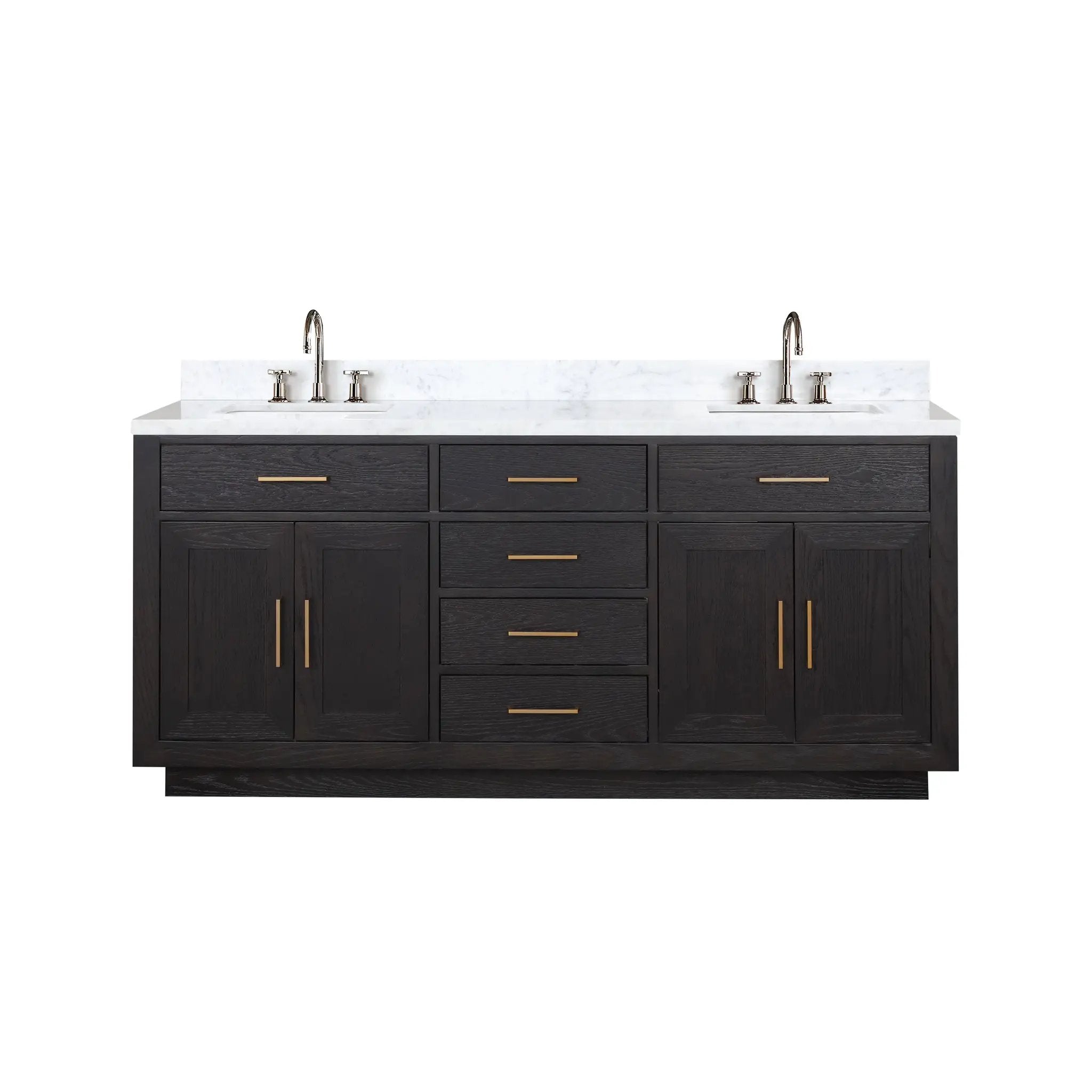 Lexora Abbey 72 in W x 22 in D Double Bath Vanity by Lexora