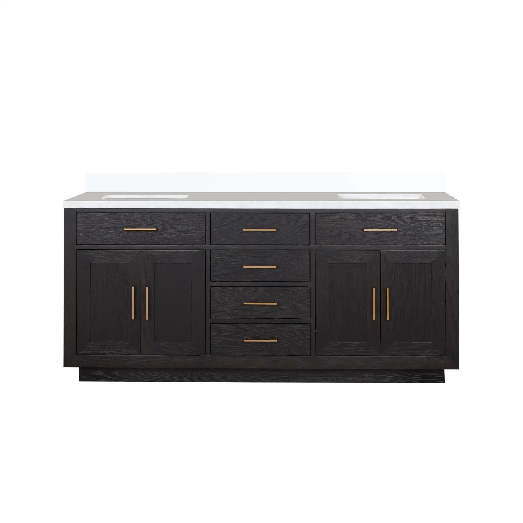 Lexora Abbey 72 in W x 22 in D Double Bath Vanity by Lexora