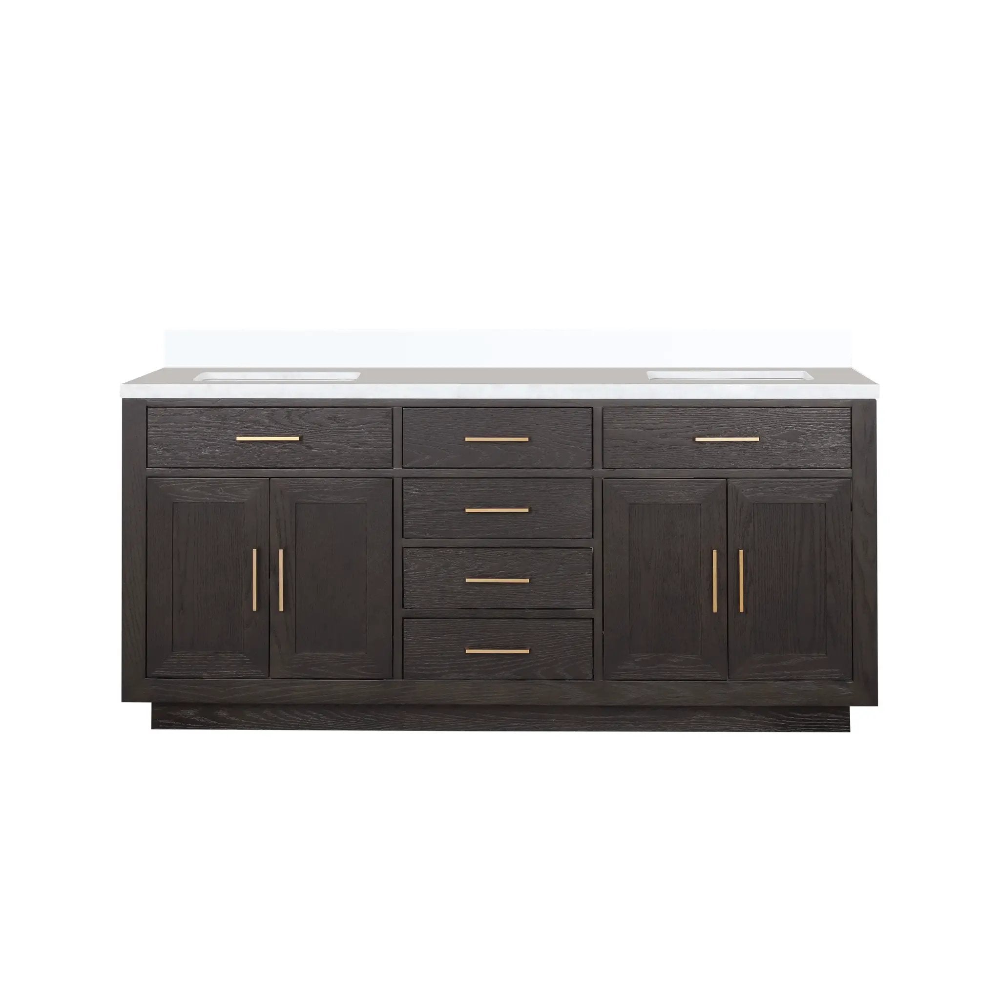Lexora Abbey 72 in W x 22 in D Double Bath Vanity by Lexora