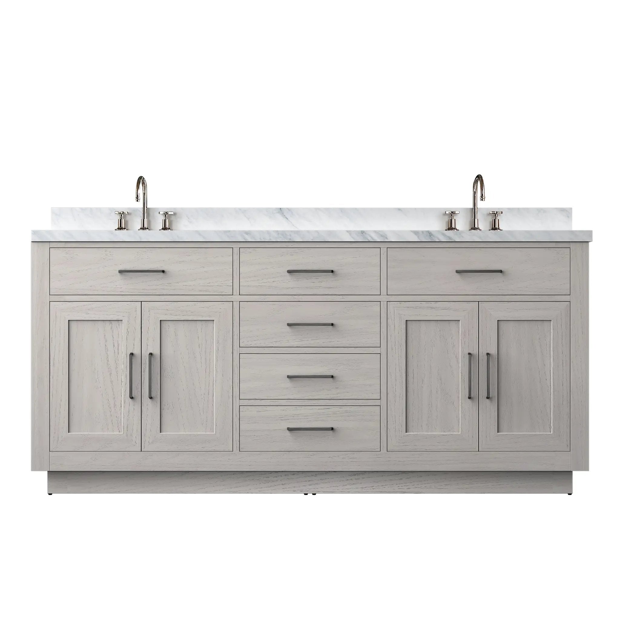 Lexora Abbey 72 in W x 22 in D Double Bath Vanity by Lexora