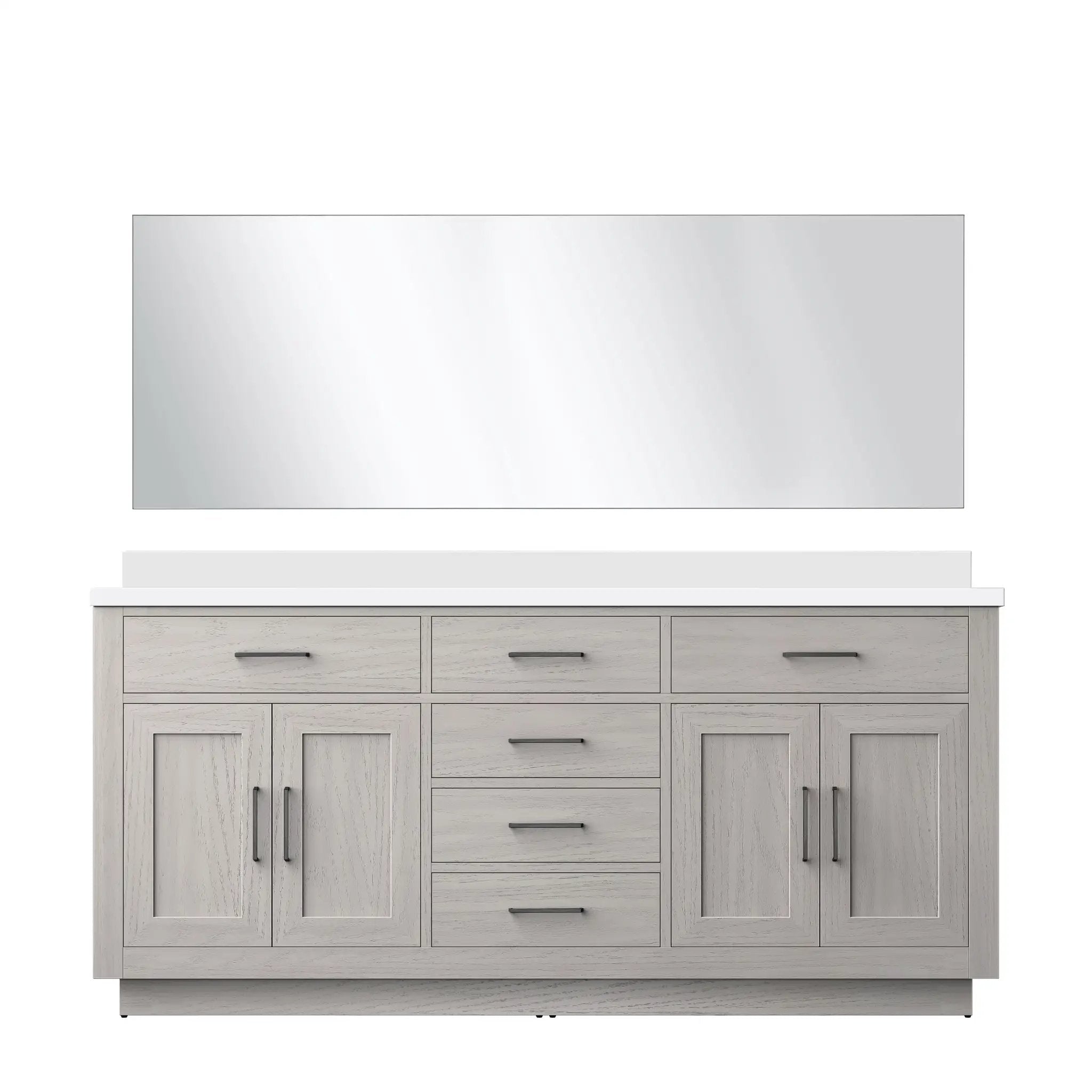 Lexora Abbey 72 in W x 22 in D Double Bath Vanity by Lexora