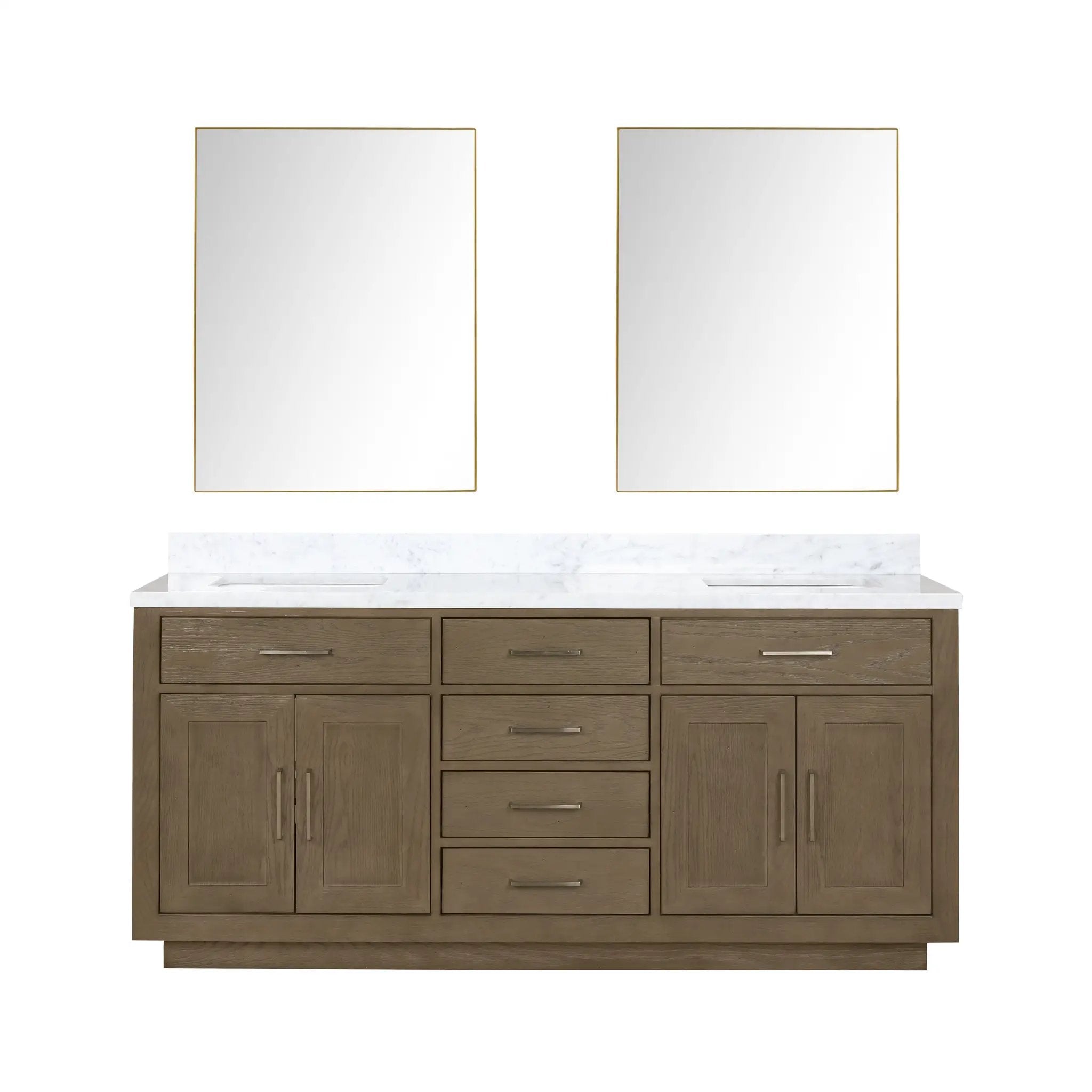 Lexora Abbey 72 in W x 22 in D Double Bath Vanity by Lexora