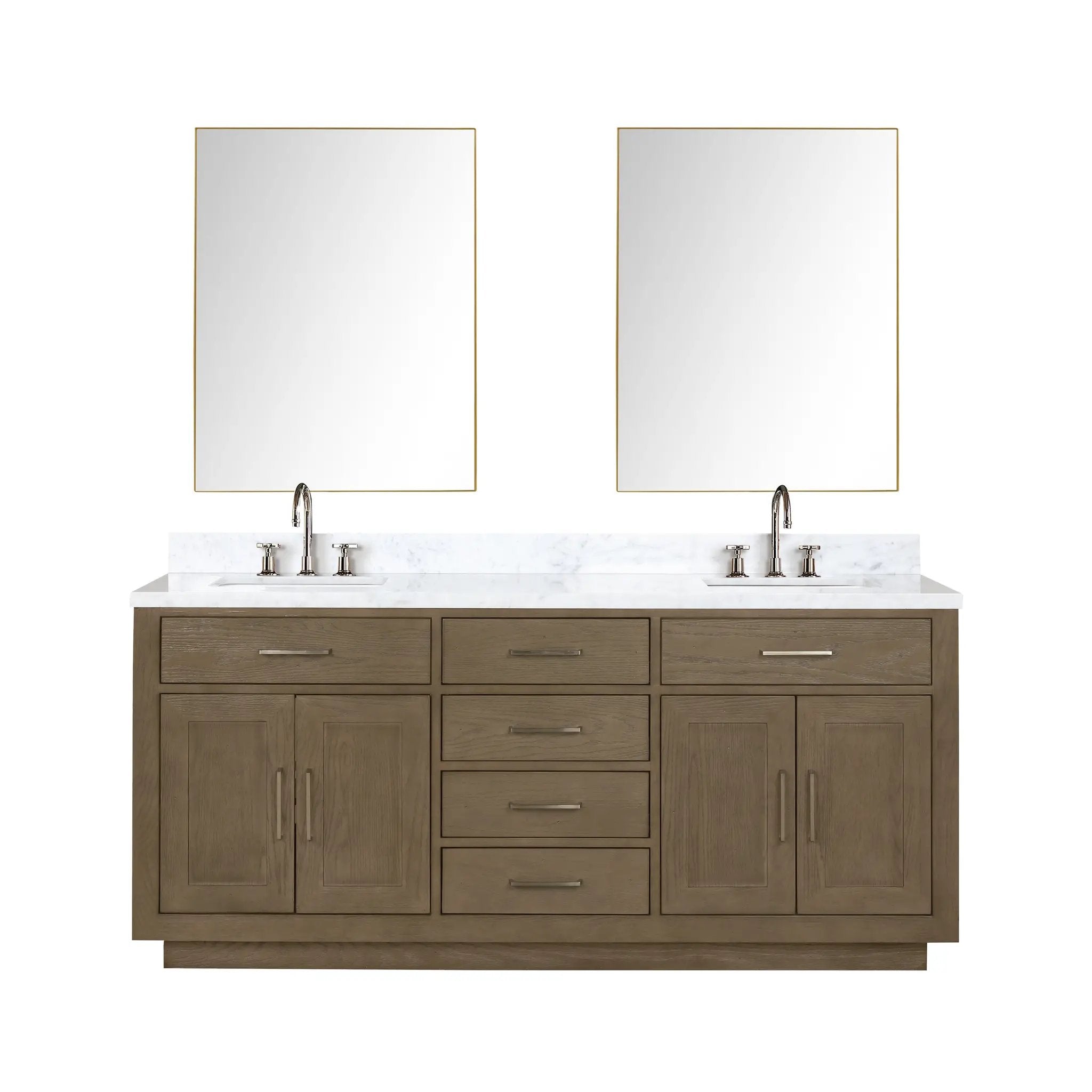 Lexora Abbey 72 in W x 22 in D Double Bath Vanity by Lexora