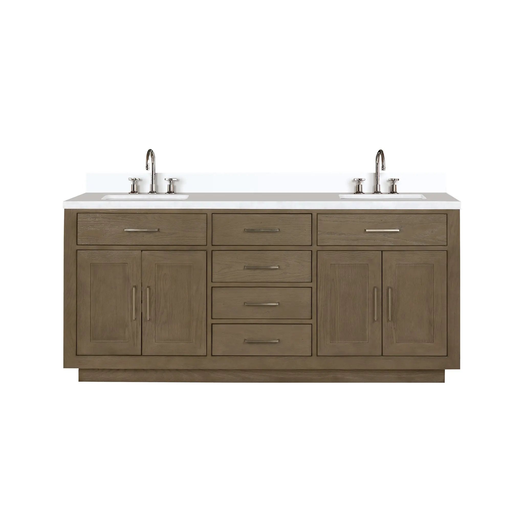 Lexora Abbey 72 in W x 22 in D Double Bath Vanity by Lexora