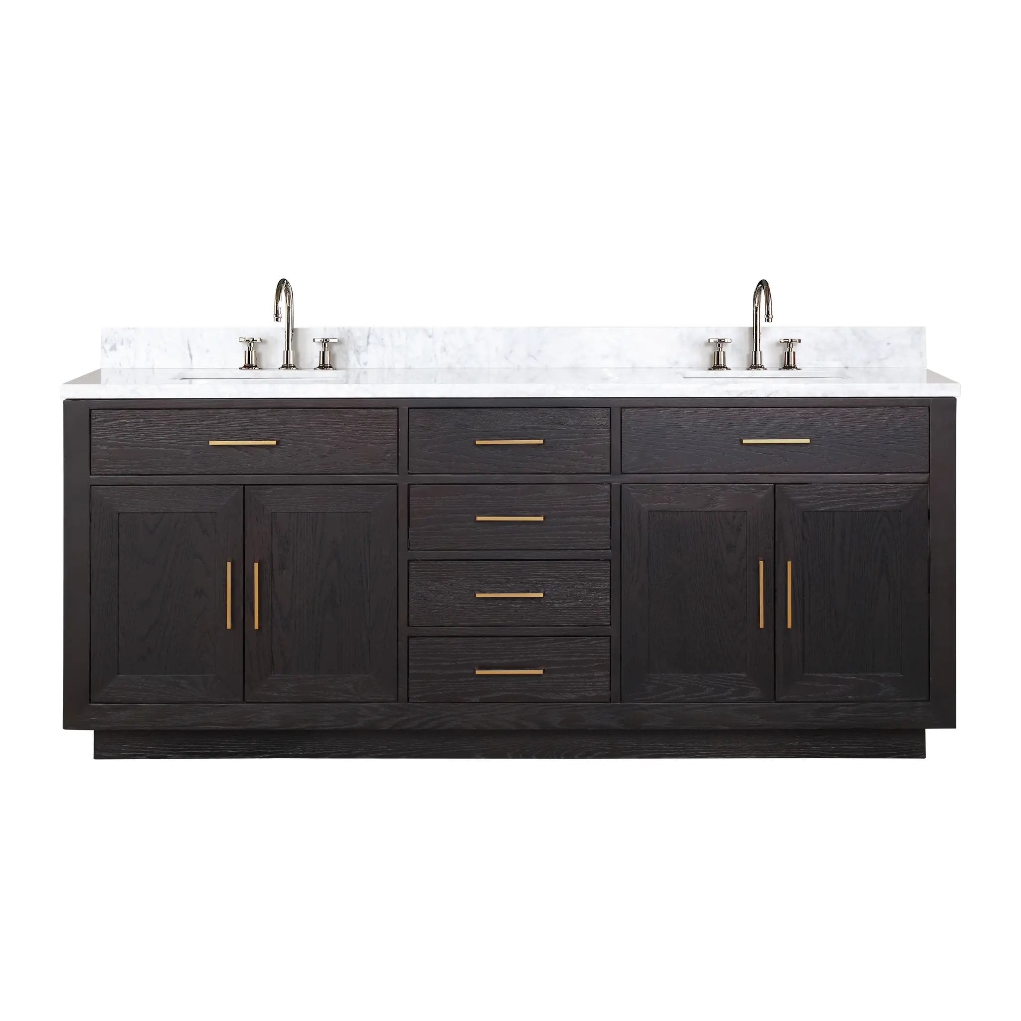 Lexora Abbey 80 in W x 22 in D Double Bath Vanity by Lexora