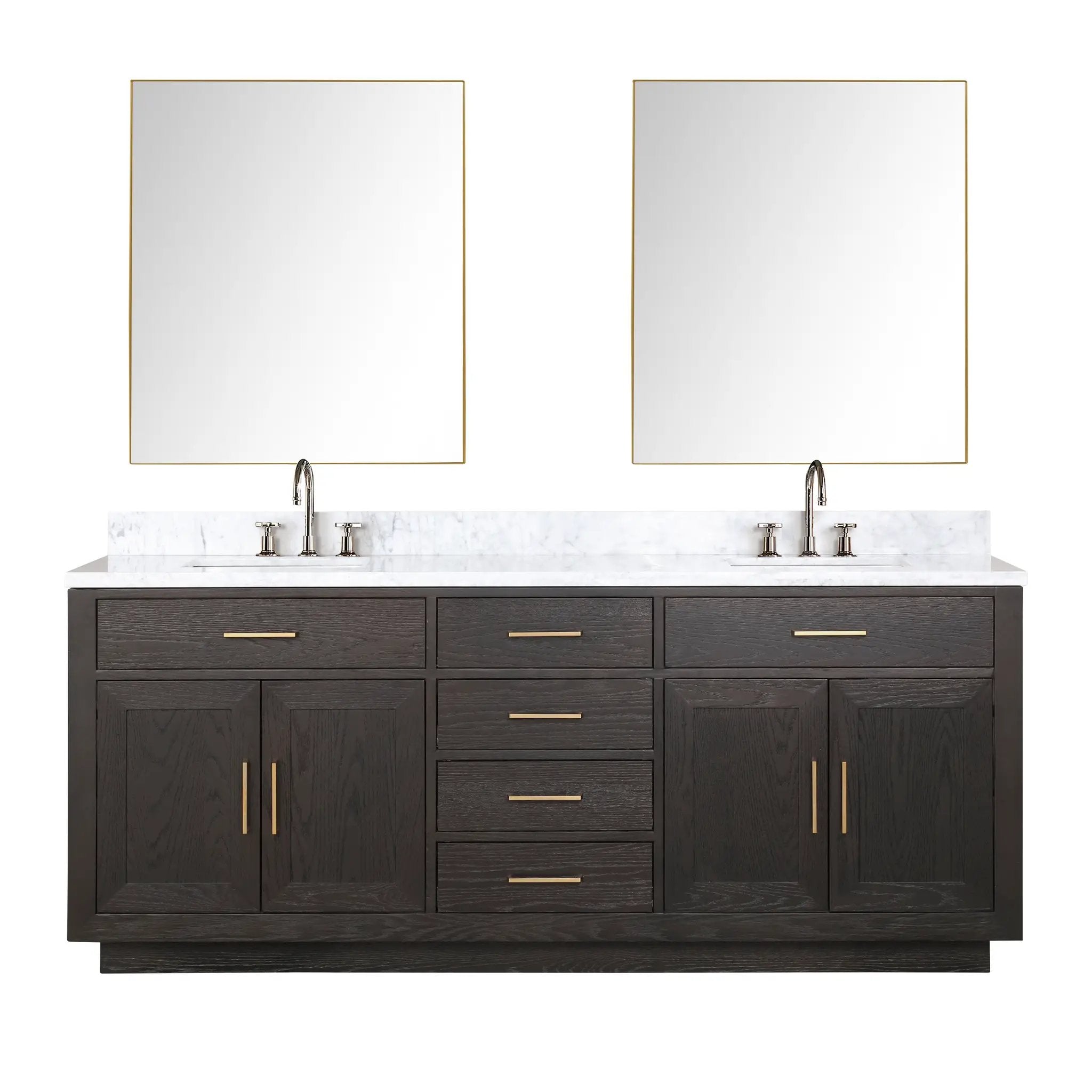 Lexora Abbey 80 in W x 22 in D Double Bath Vanity by Lexora