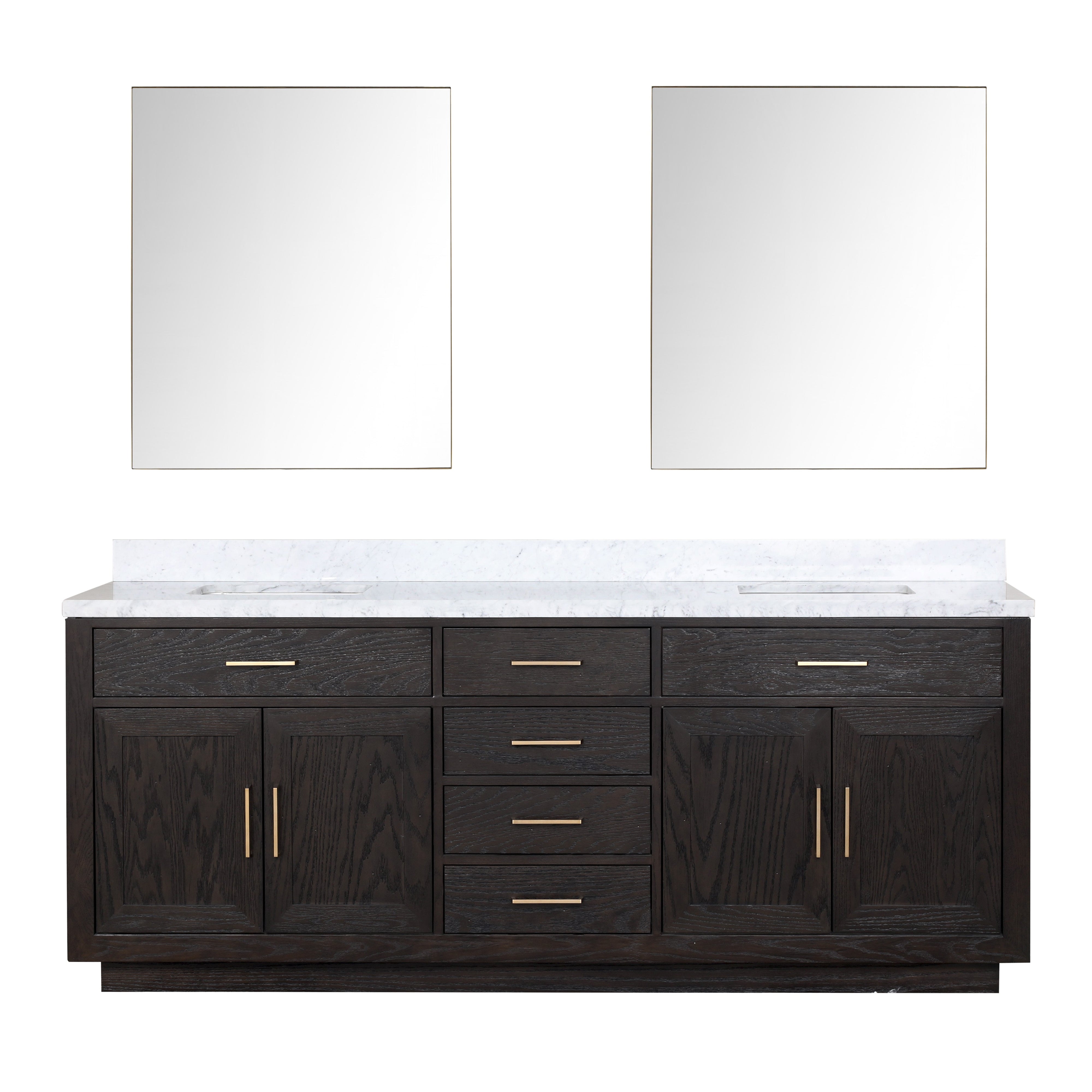 Lexora Abbey 84 in W x 22 in D Double Bath Vanity by Lexora