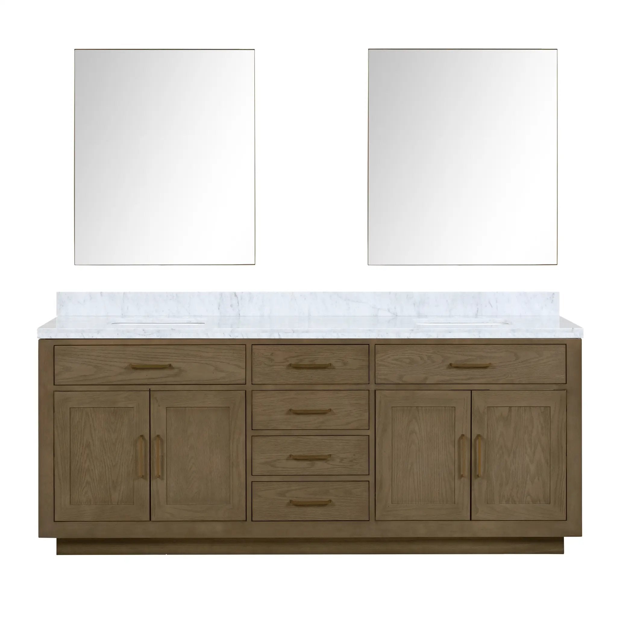 Lexora Abbey 84 in W x 22 in D Double Bath Vanity by Lexora