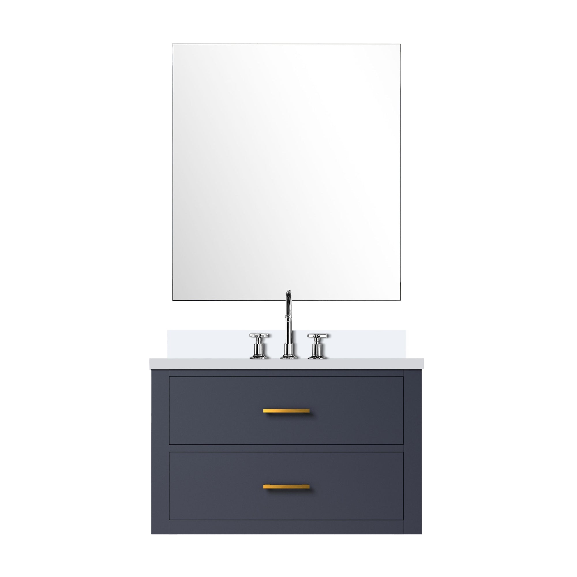 Lexora Castor 30 in W x 22 in D Single Bath Vanity