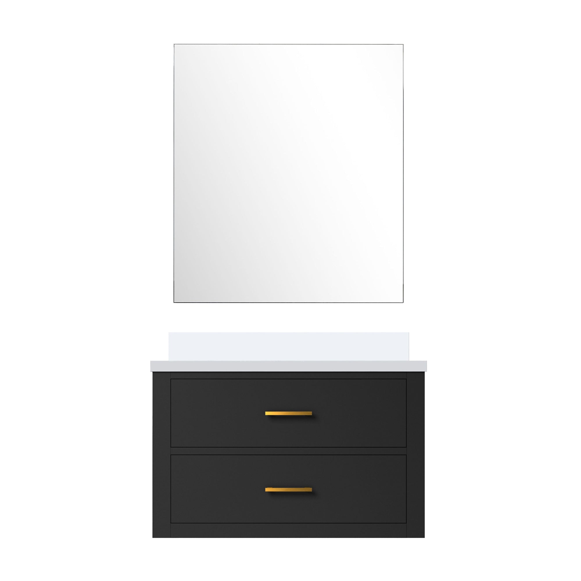 Lexora Castor 30 in W x 22 in D Single Bath Vanity