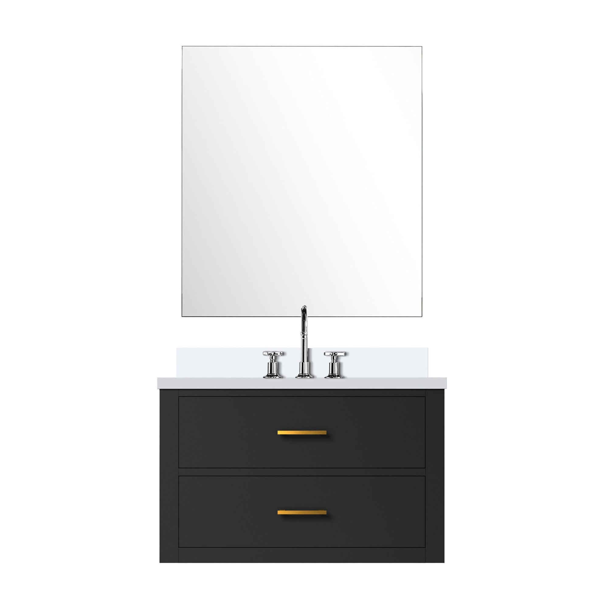 Lexora Castor 30 in W x 22 in D Single Bath Vanity
