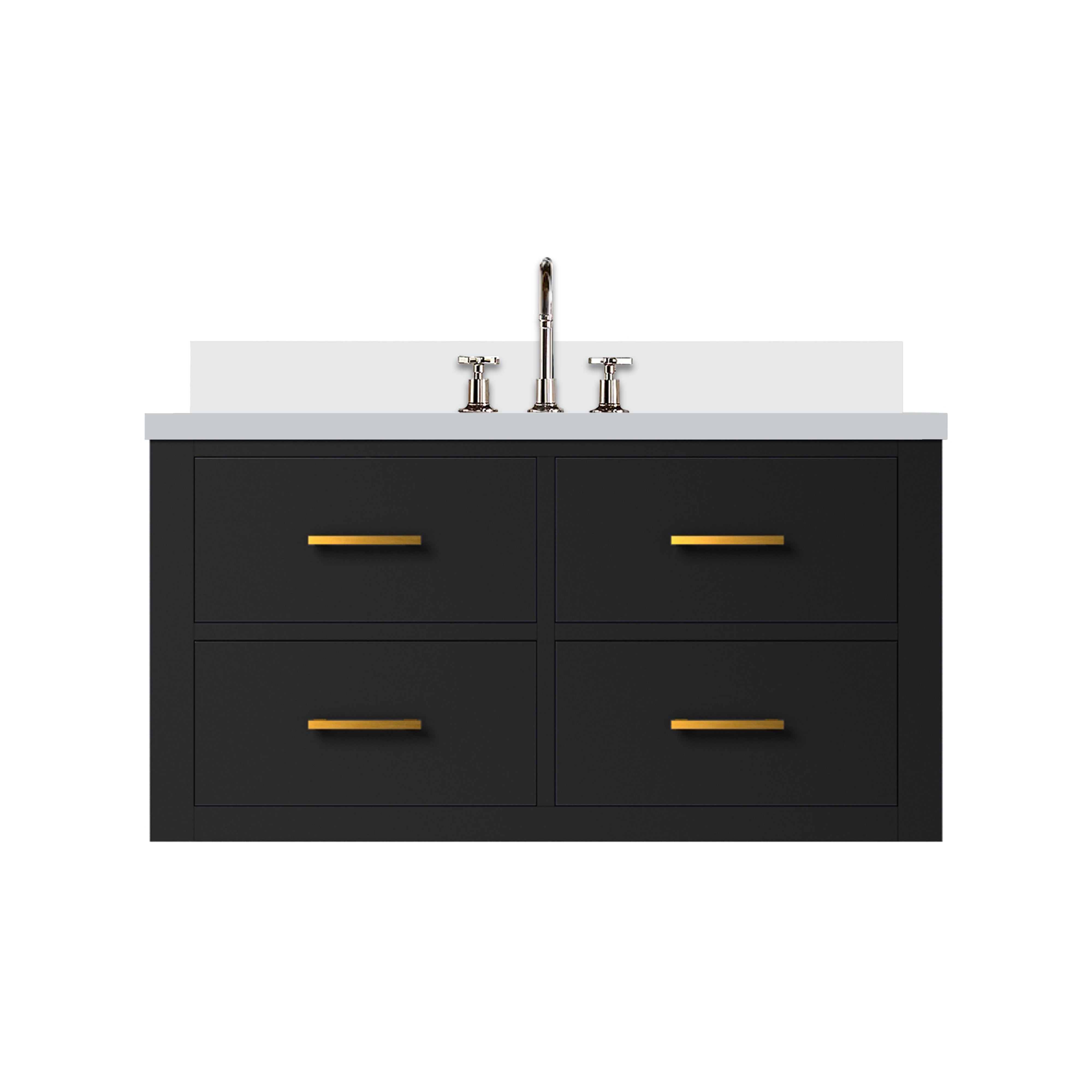 Lexora Castor 36 in W x 22 in D Double Bath Vanity