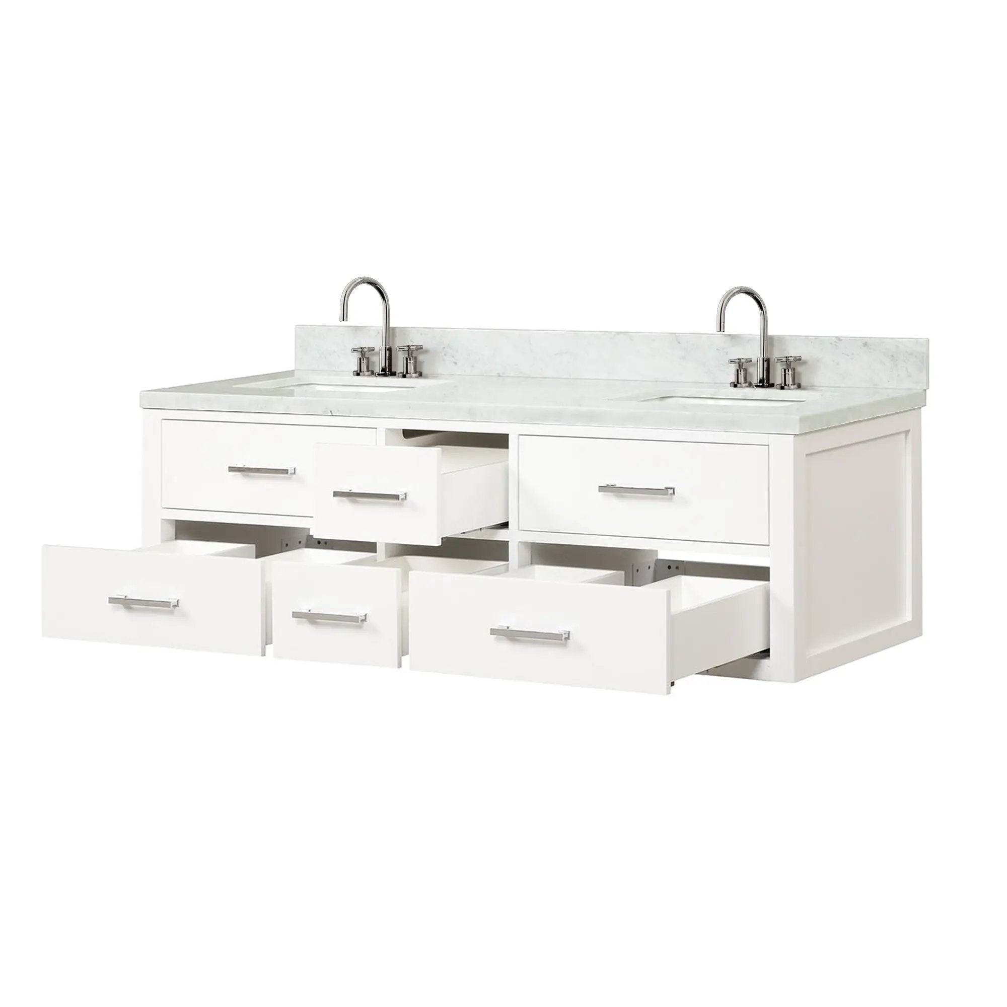 Lexora Castor 60 in W x 22 in D Double Bath Vanity by Lexora