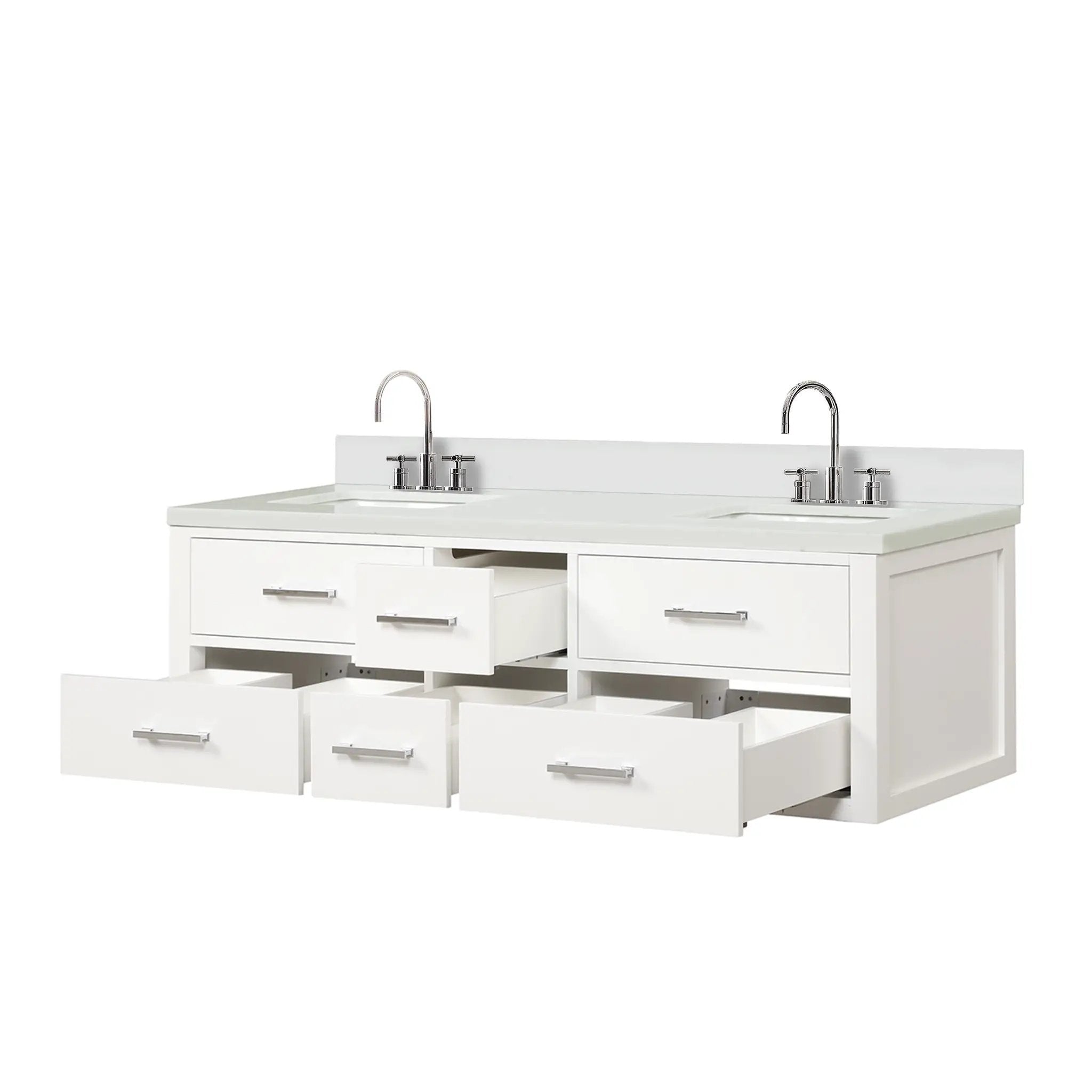 Lexora Castor 60 in W x 22 in D Double Bath Vanity by Lexora