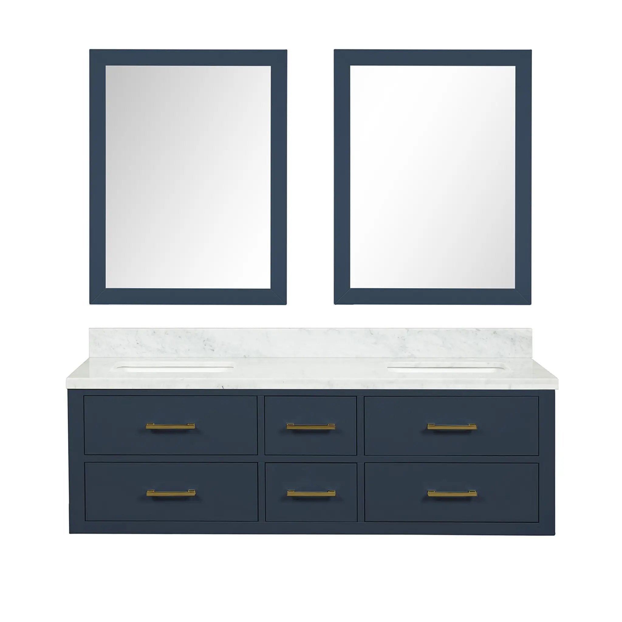 Lexora Castor 60 in W x 22 in D Double Bath Vanity by Lexora