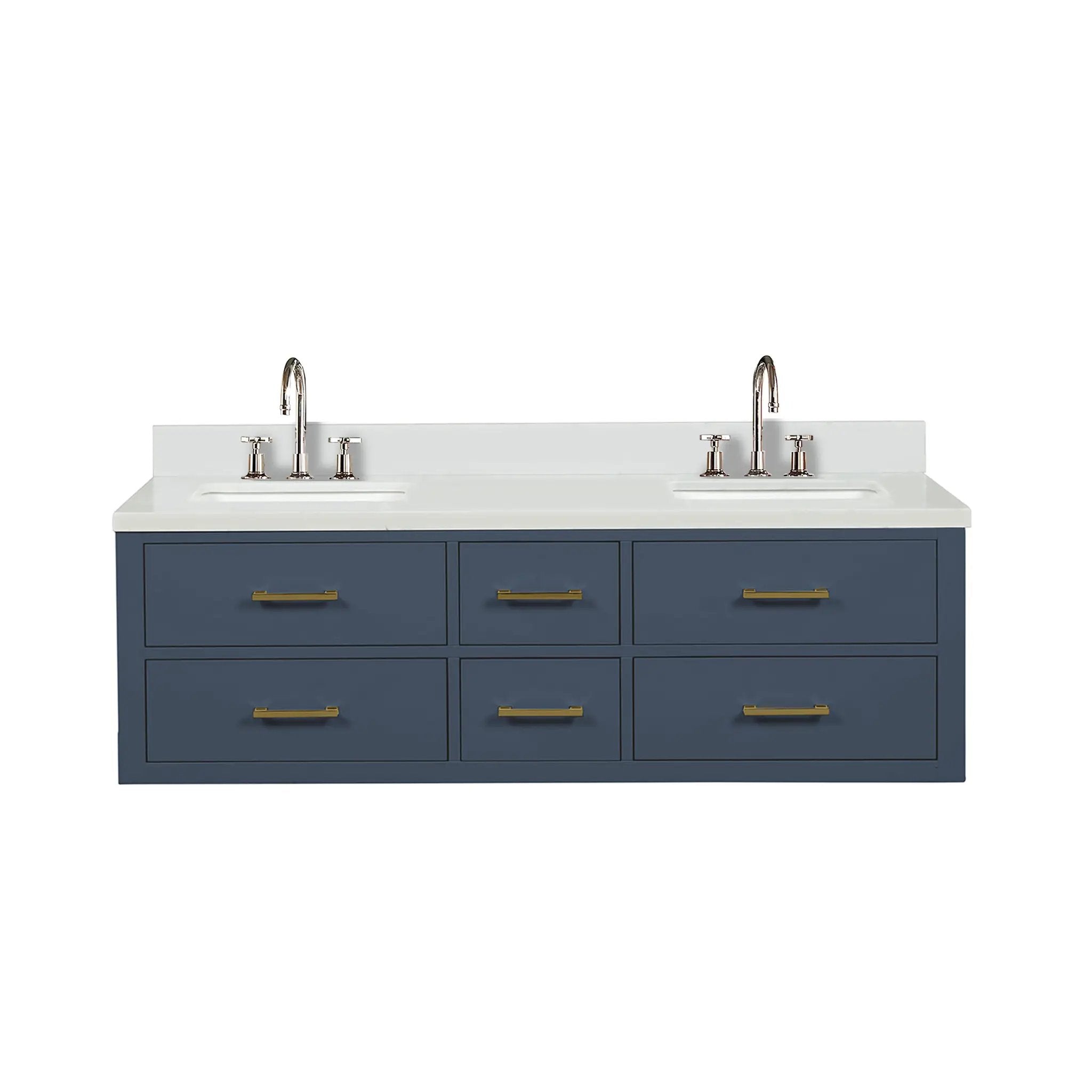 Lexora Castor 60 in W x 22 in D Double Bath Vanity by Lexora