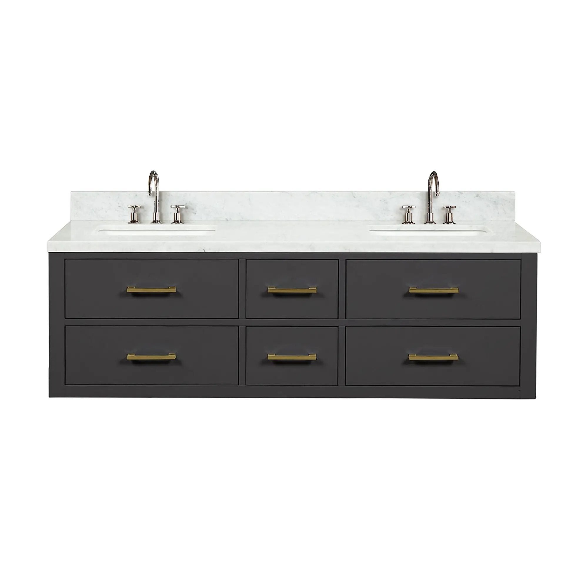 Lexora Castor 60 in W x 22 in D Double Bath Vanity by Lexora