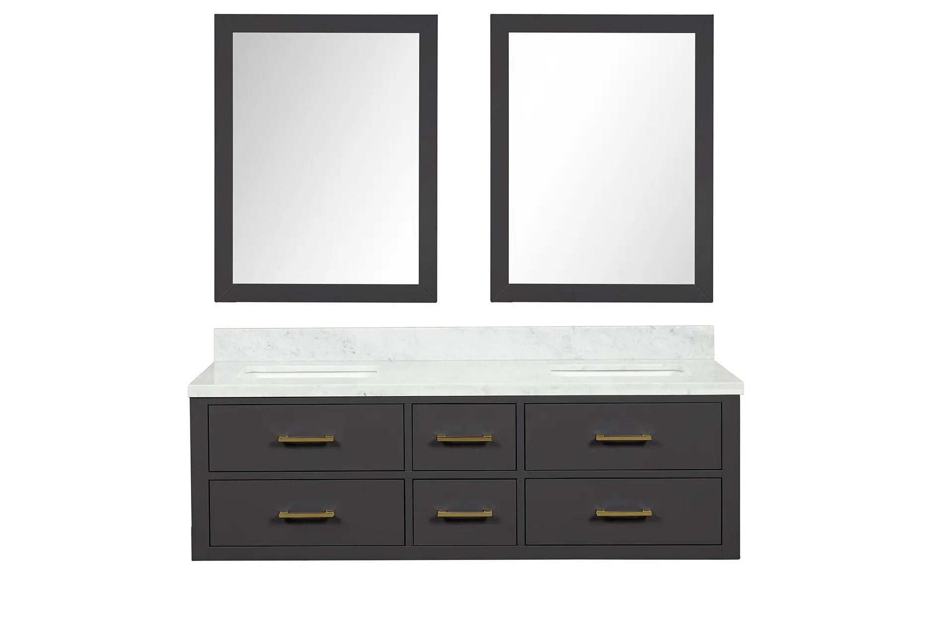Lexora Castor 60 in W x 22 in D Double Bath Vanity by Lexora