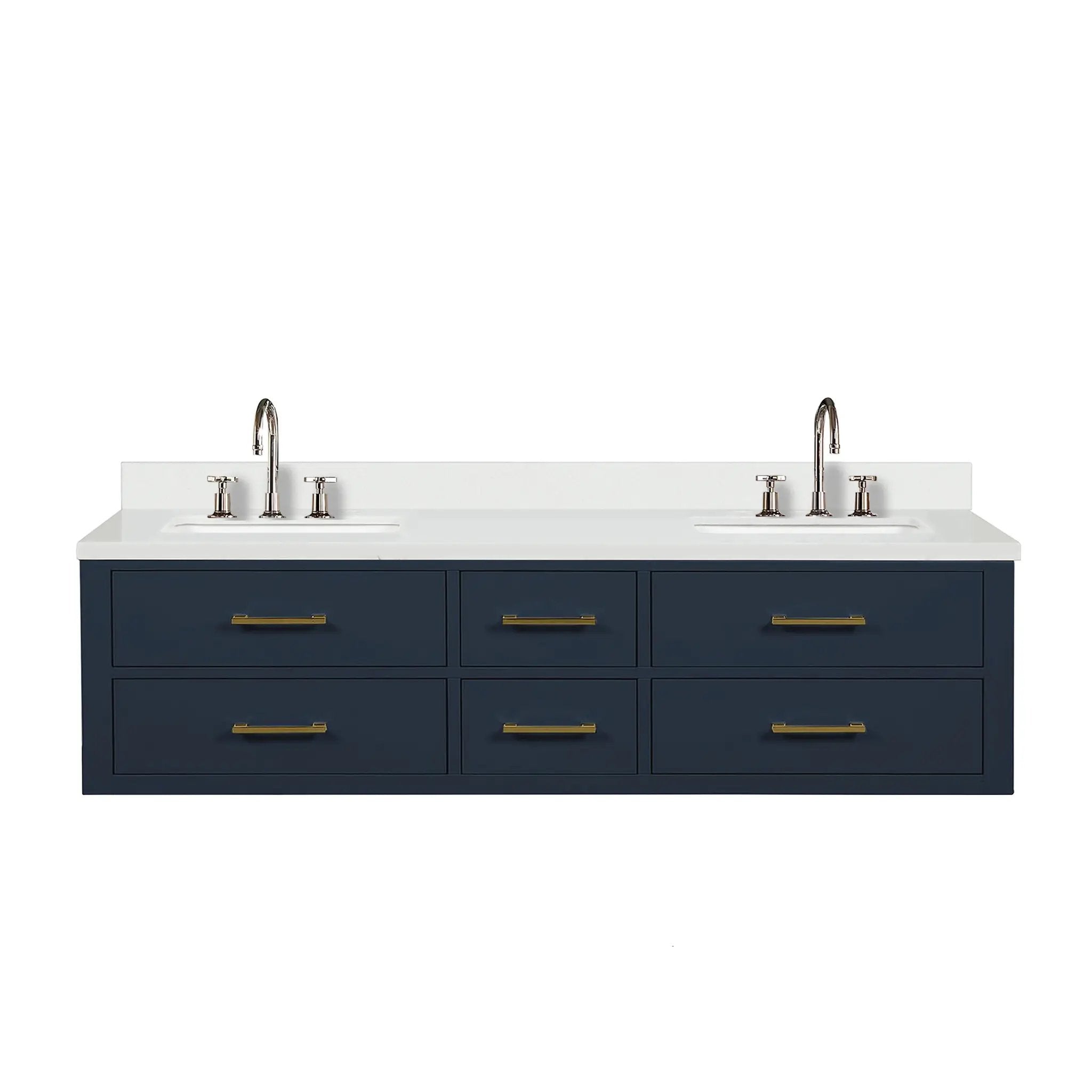 Lexora Castor 72 in W x 22 in D Double Bath Vanity by Lexora