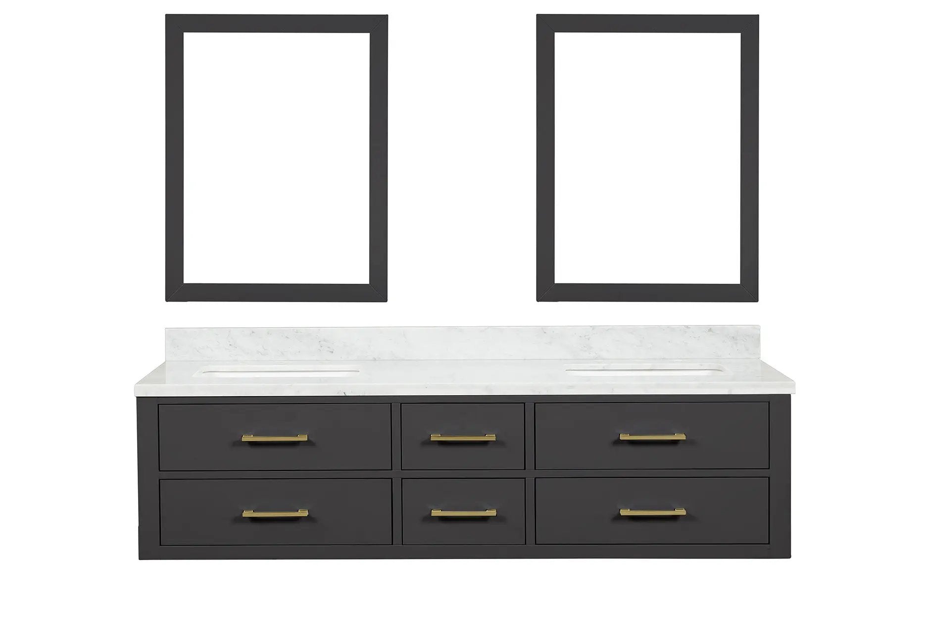 Lexora Castor 72 in W x 22 in D Double Bath Vanity by Lexora